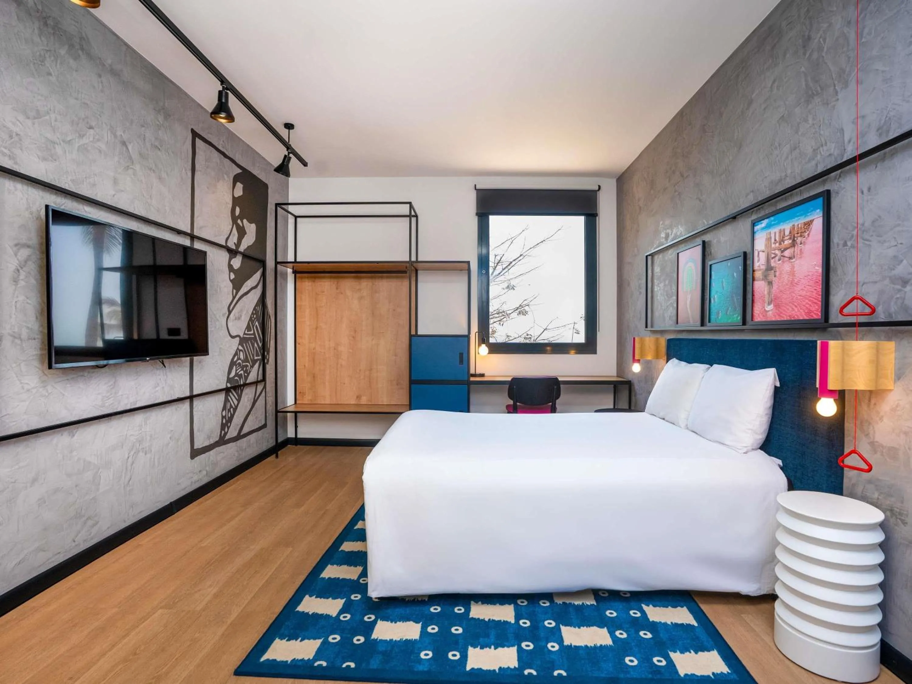 Bedroom, Bed in Ibis Styles Dakar