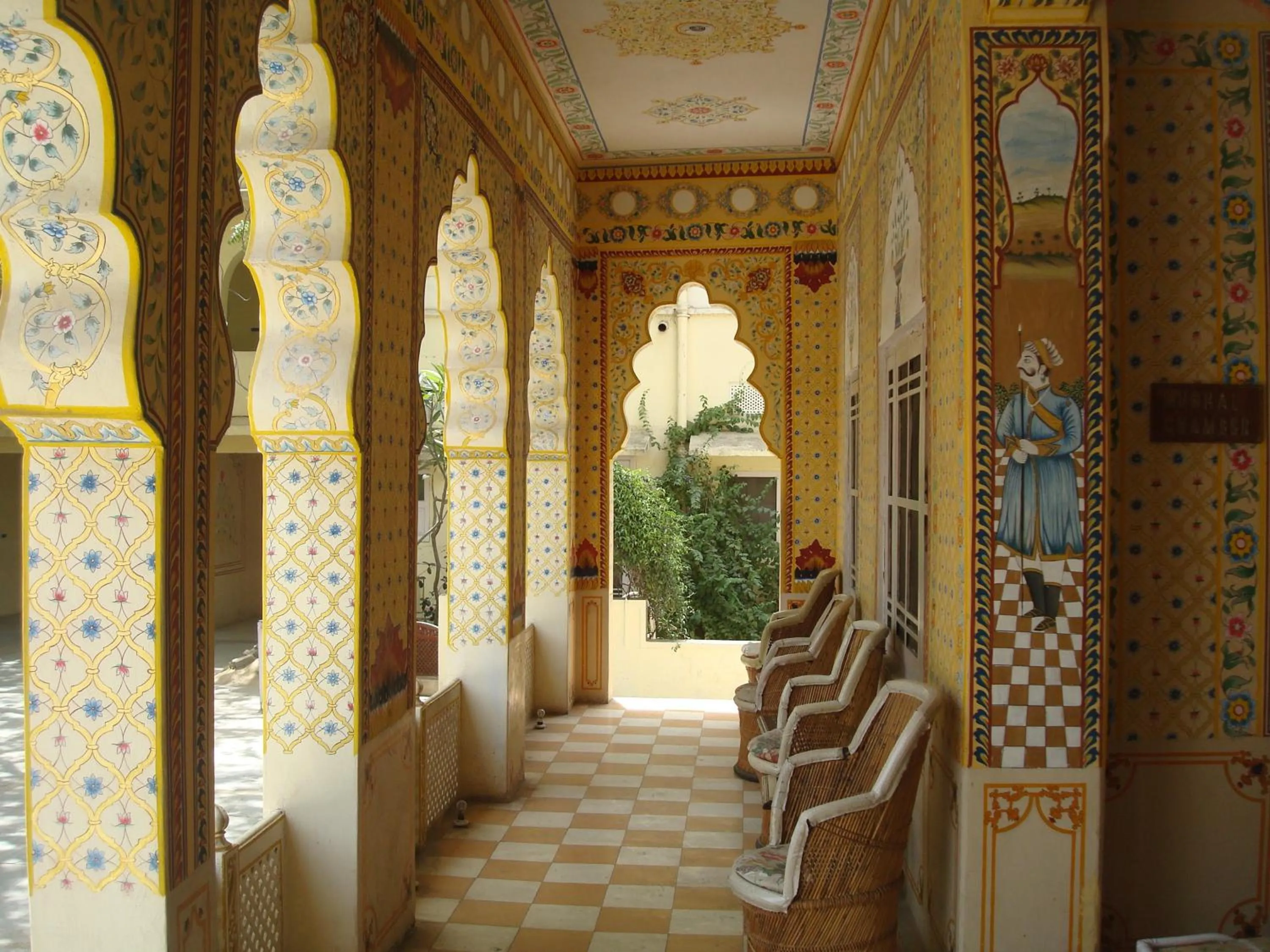 Patio in Hotel Bissau Palace