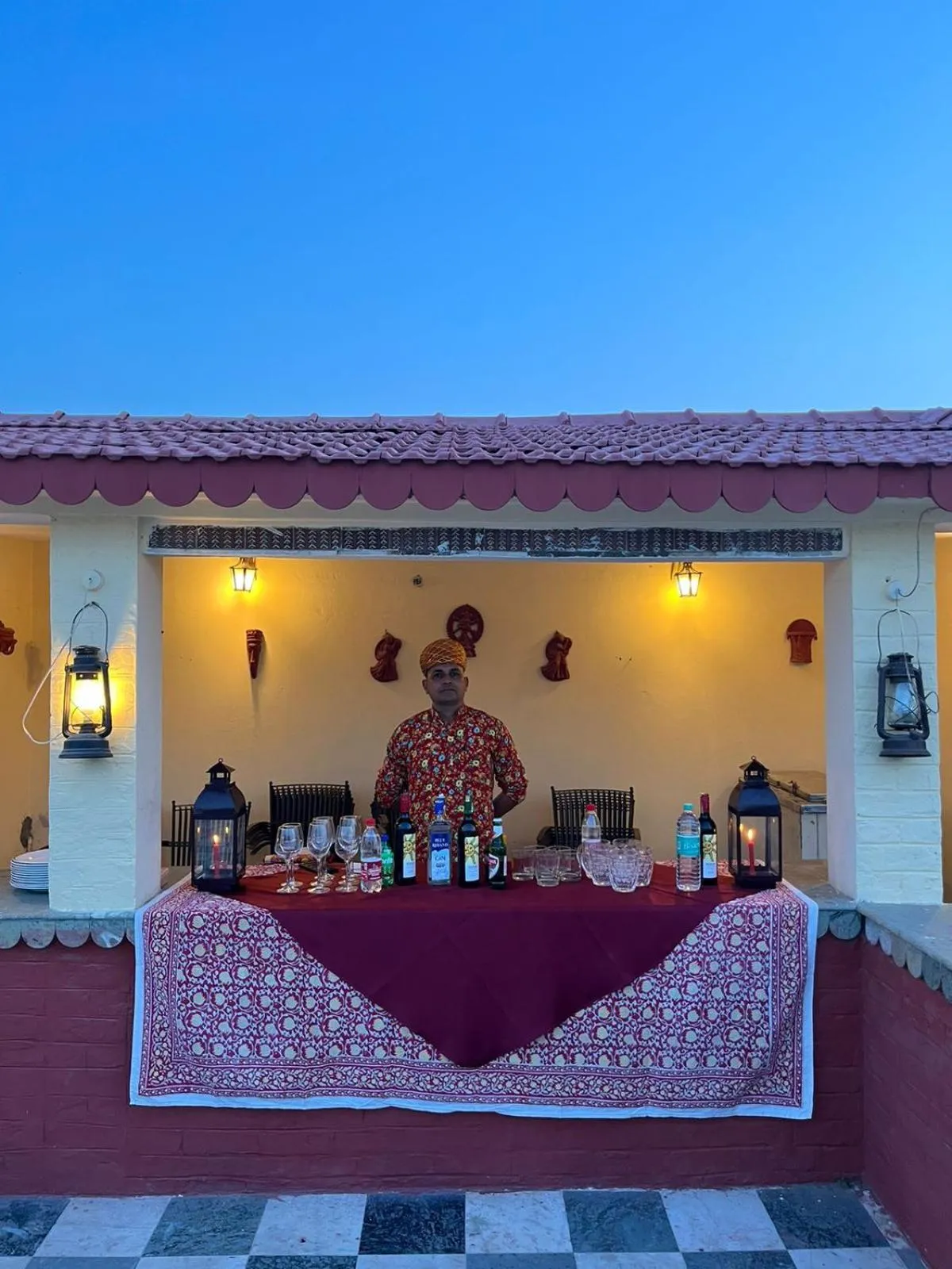 Food and drinks in Hotel Bissau Palace