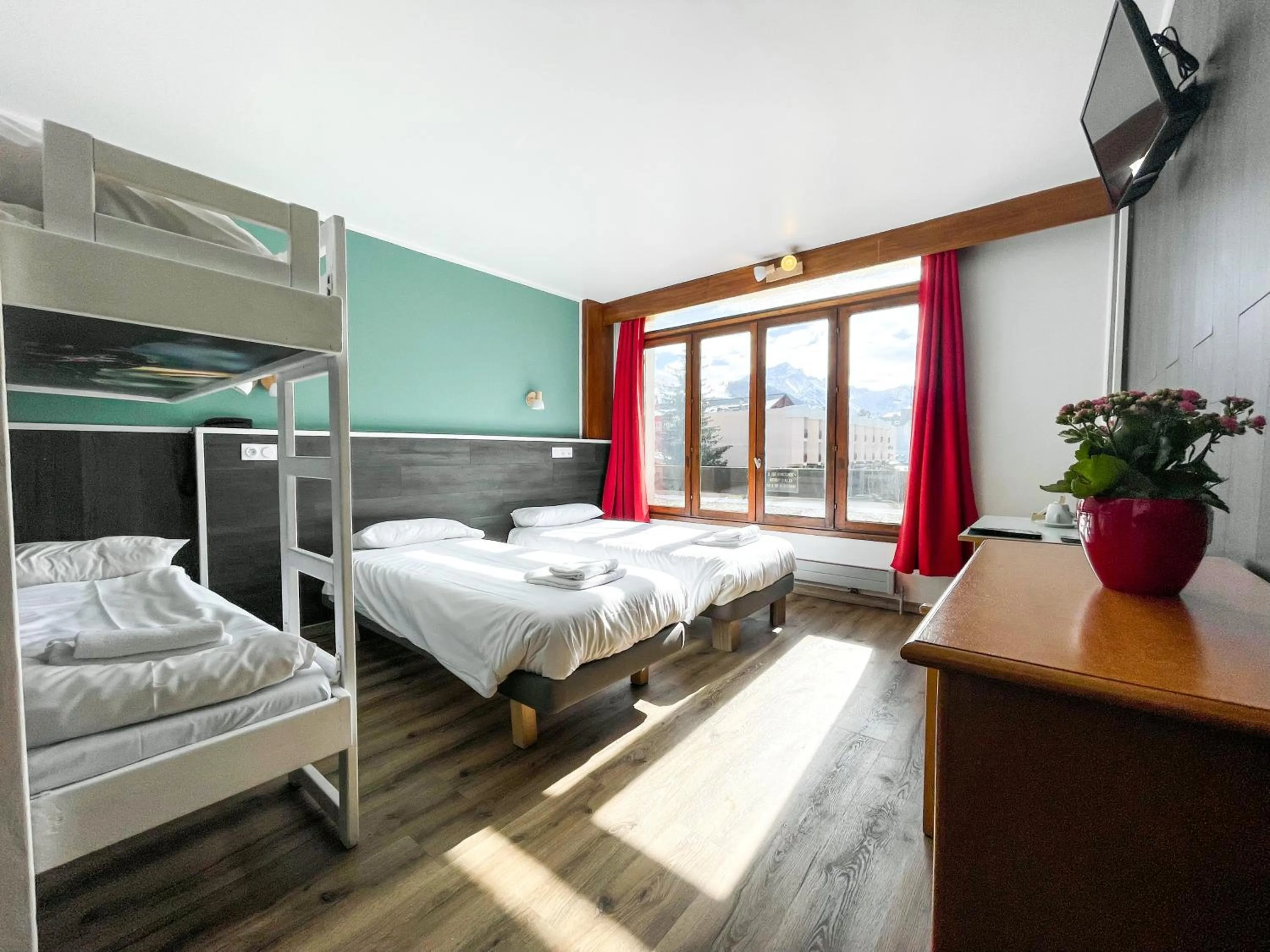 Bed in Atmosphere Hotel