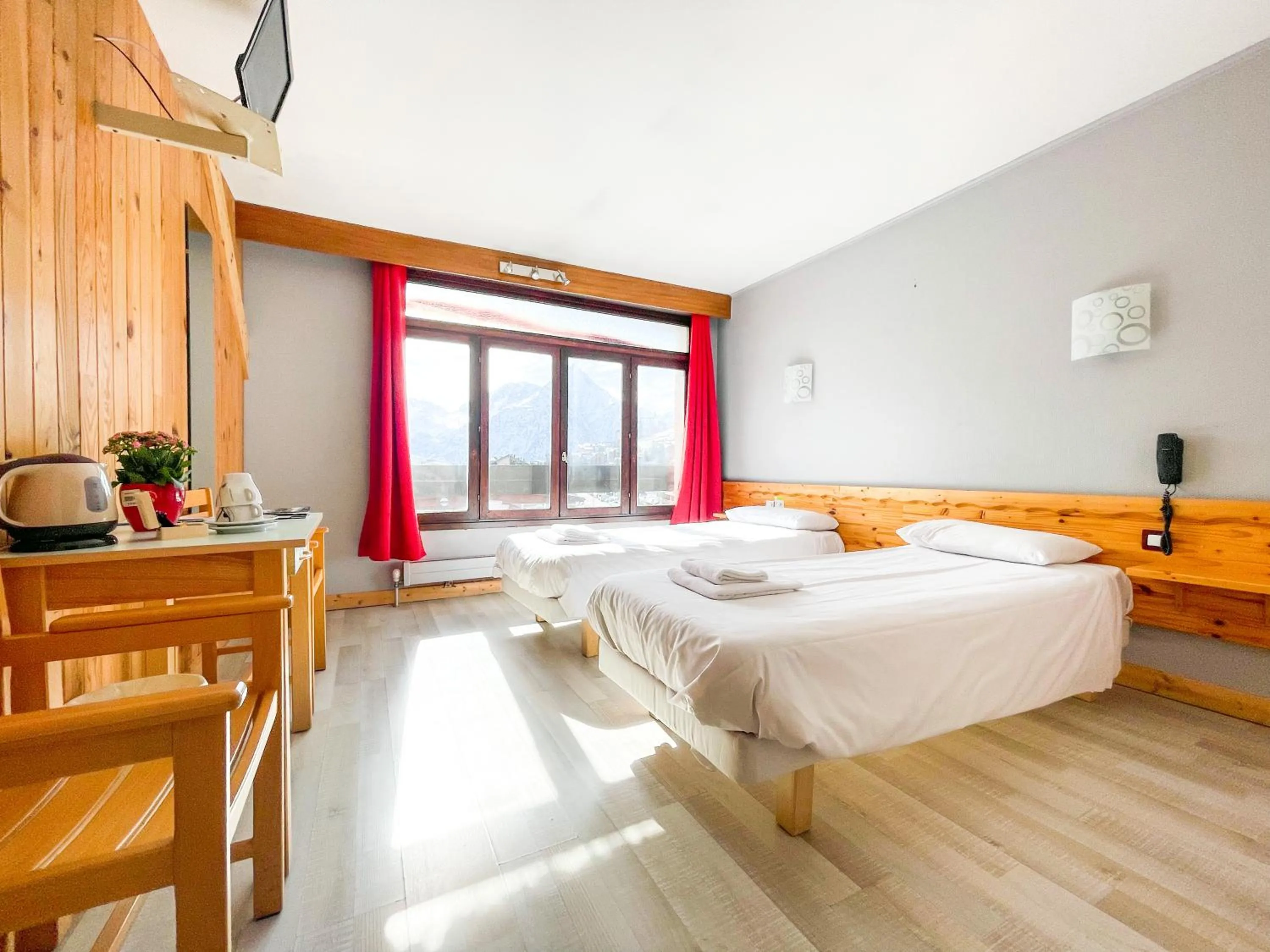 Bed in Atmosphere Hotel