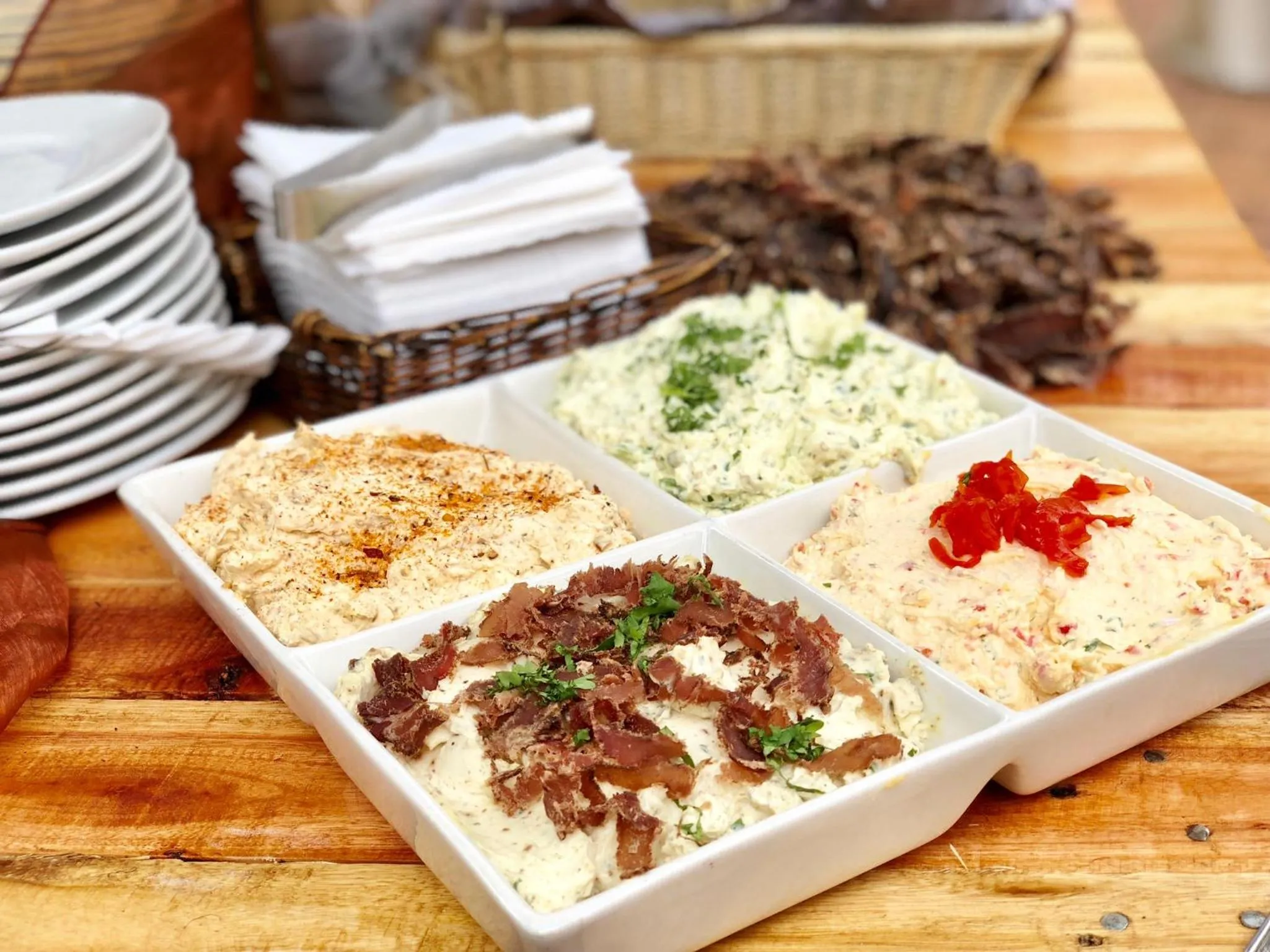 Food close-up in Casa Toscana Lodge