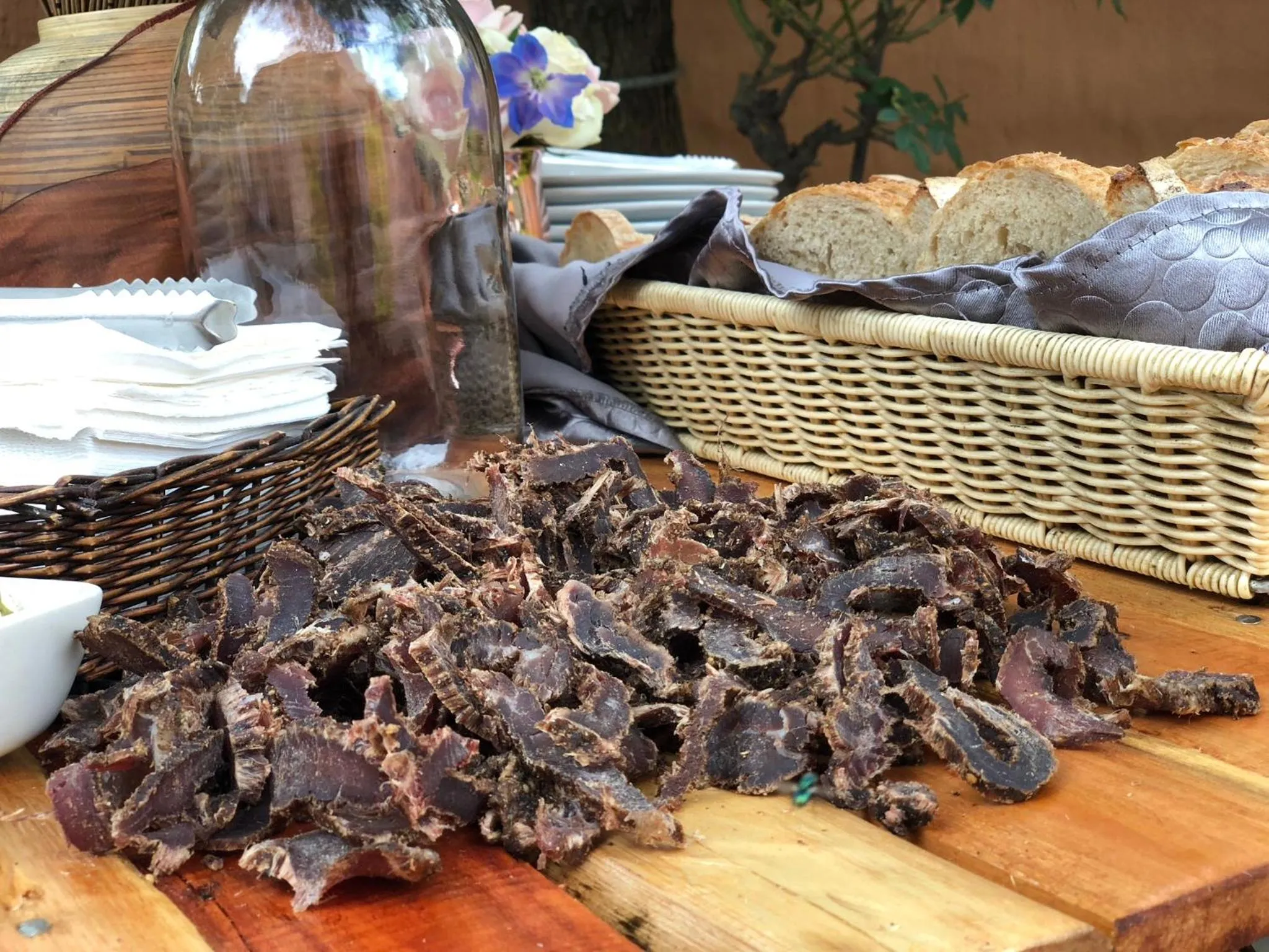 Food close-up in Casa Toscana Lodge
