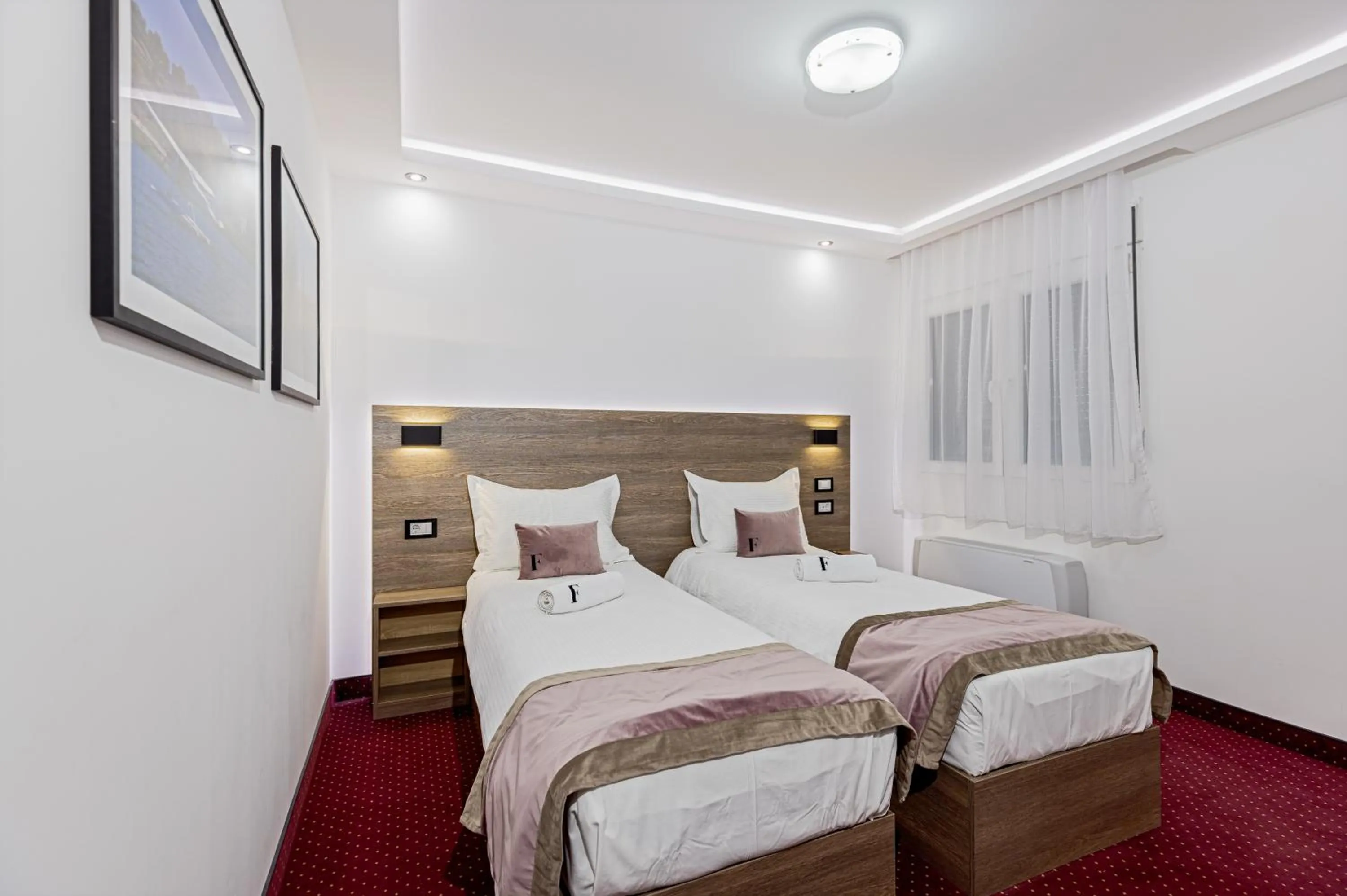 Bed in ForS Resort & Spa