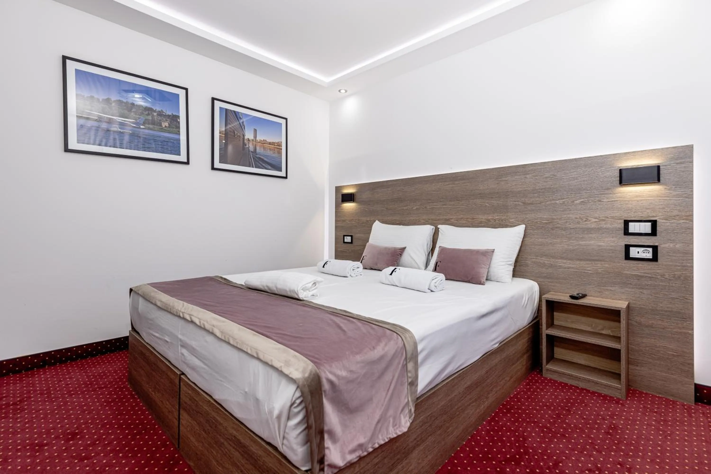 Bed in ForS Resort & Spa