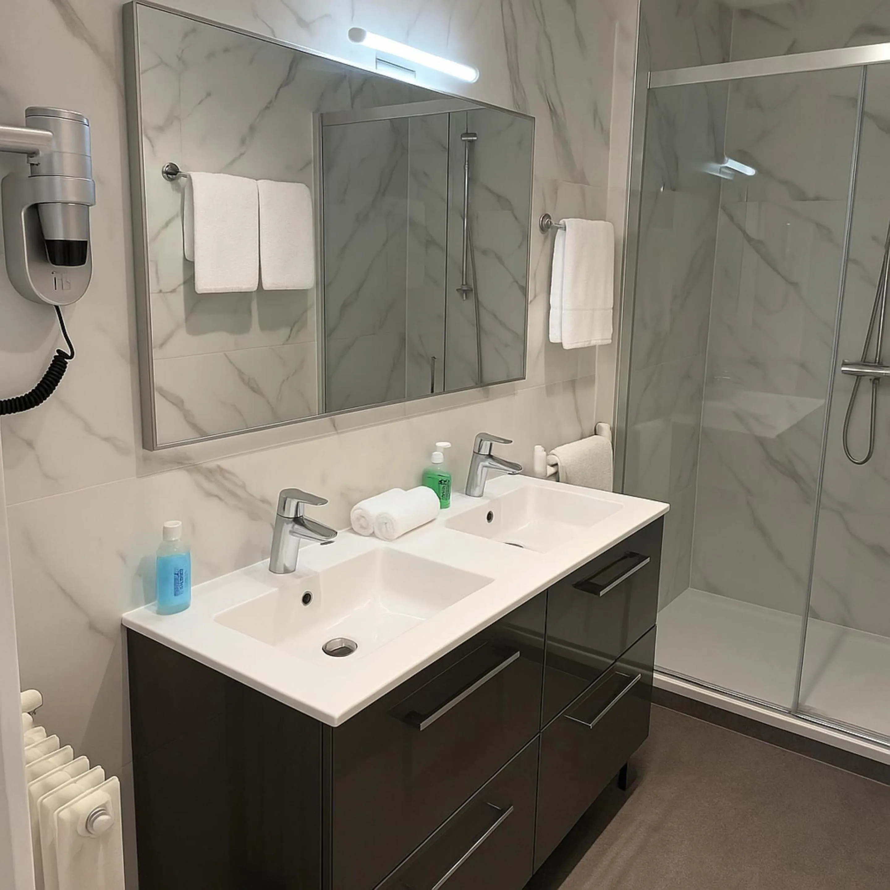 Bathroom in Thoiry Etoile Lodge, Sure Hotel Collection by Best Western