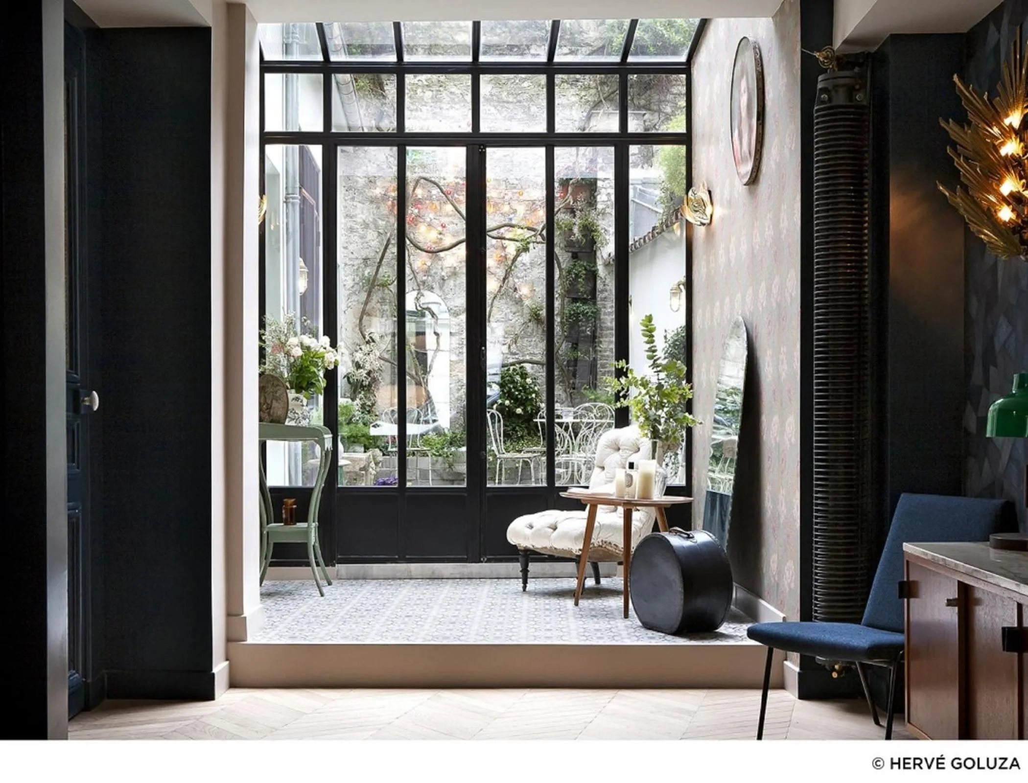 Garden in Hôtel Henriette