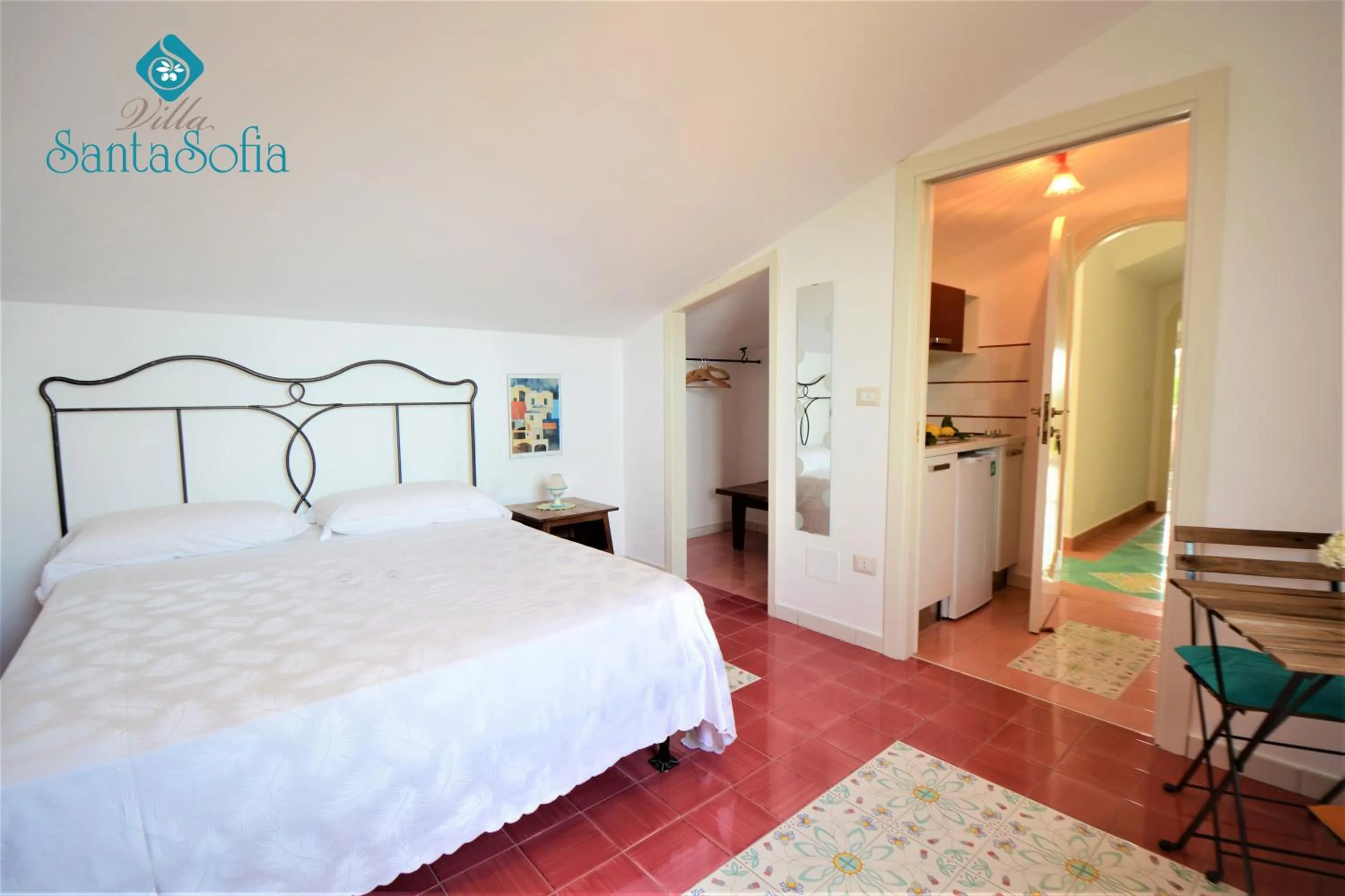 Bed in Villa Santa Sofia