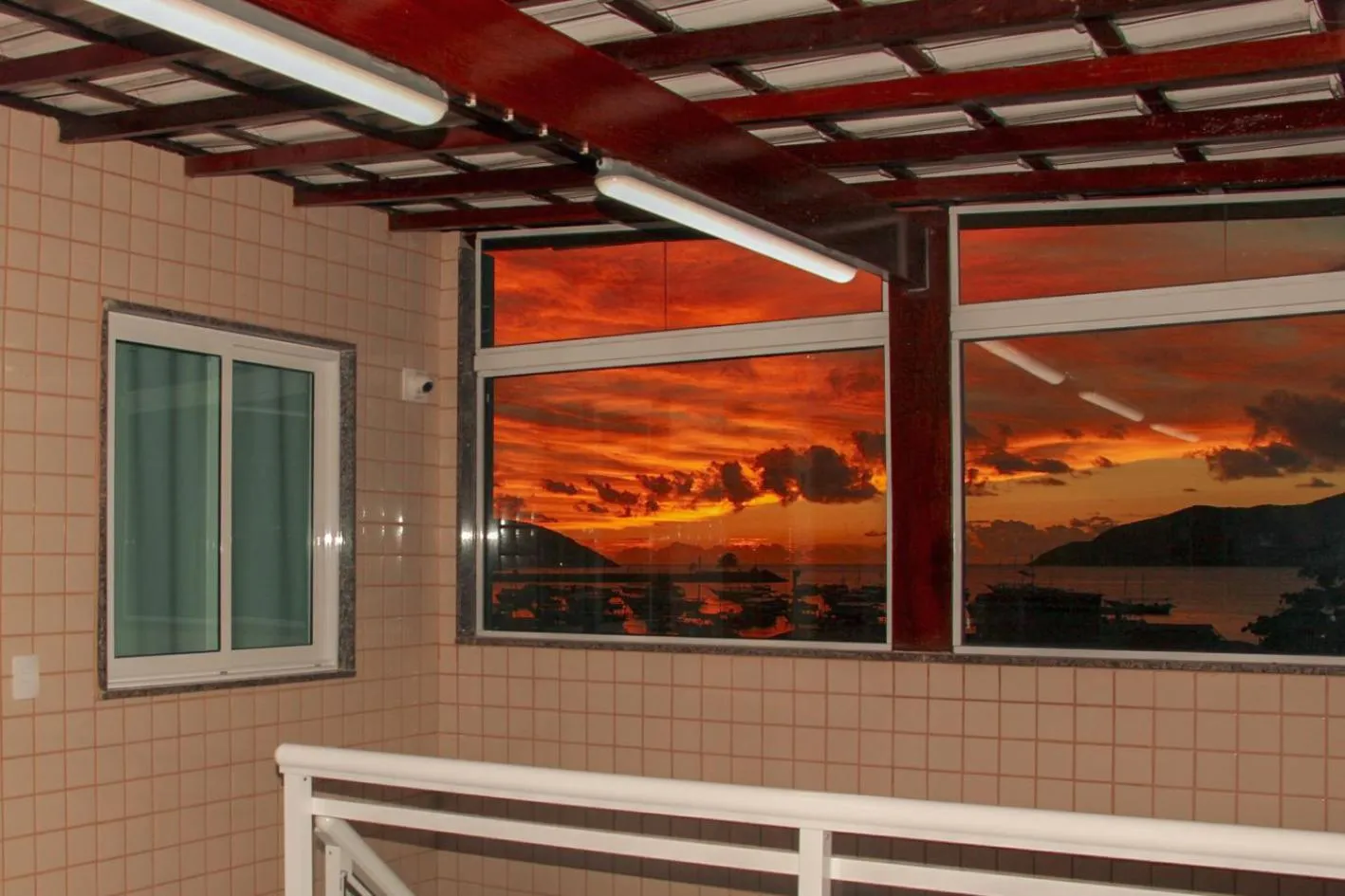 Balcony/Terrace in Pousada Nascer do Sol