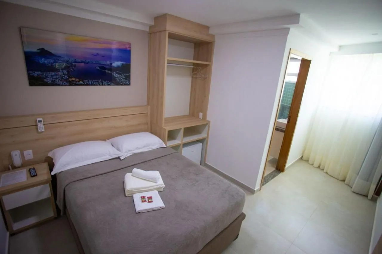 Bed in Pousada Nascer do Sol