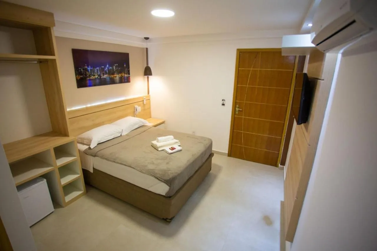 Bed in Pousada Nascer do Sol