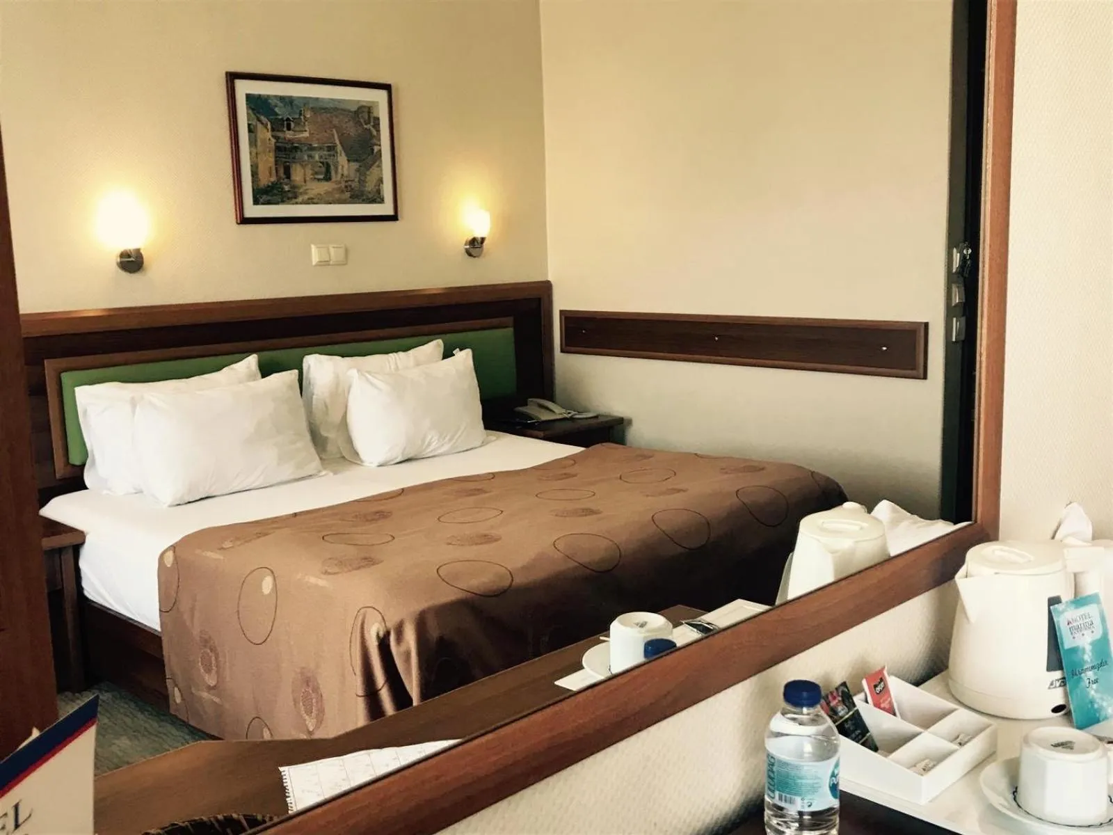 Bed in Hotel Villa Marina