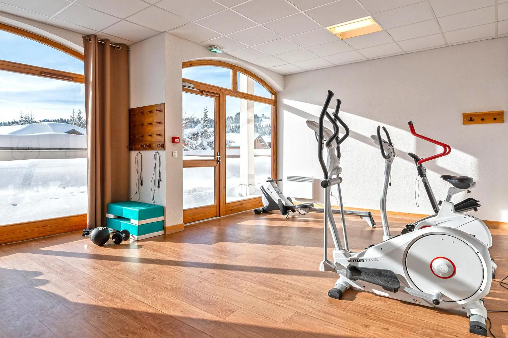 Fitness centre/facilities in Lagrange Vacances Les Chalets d'Emeraude
