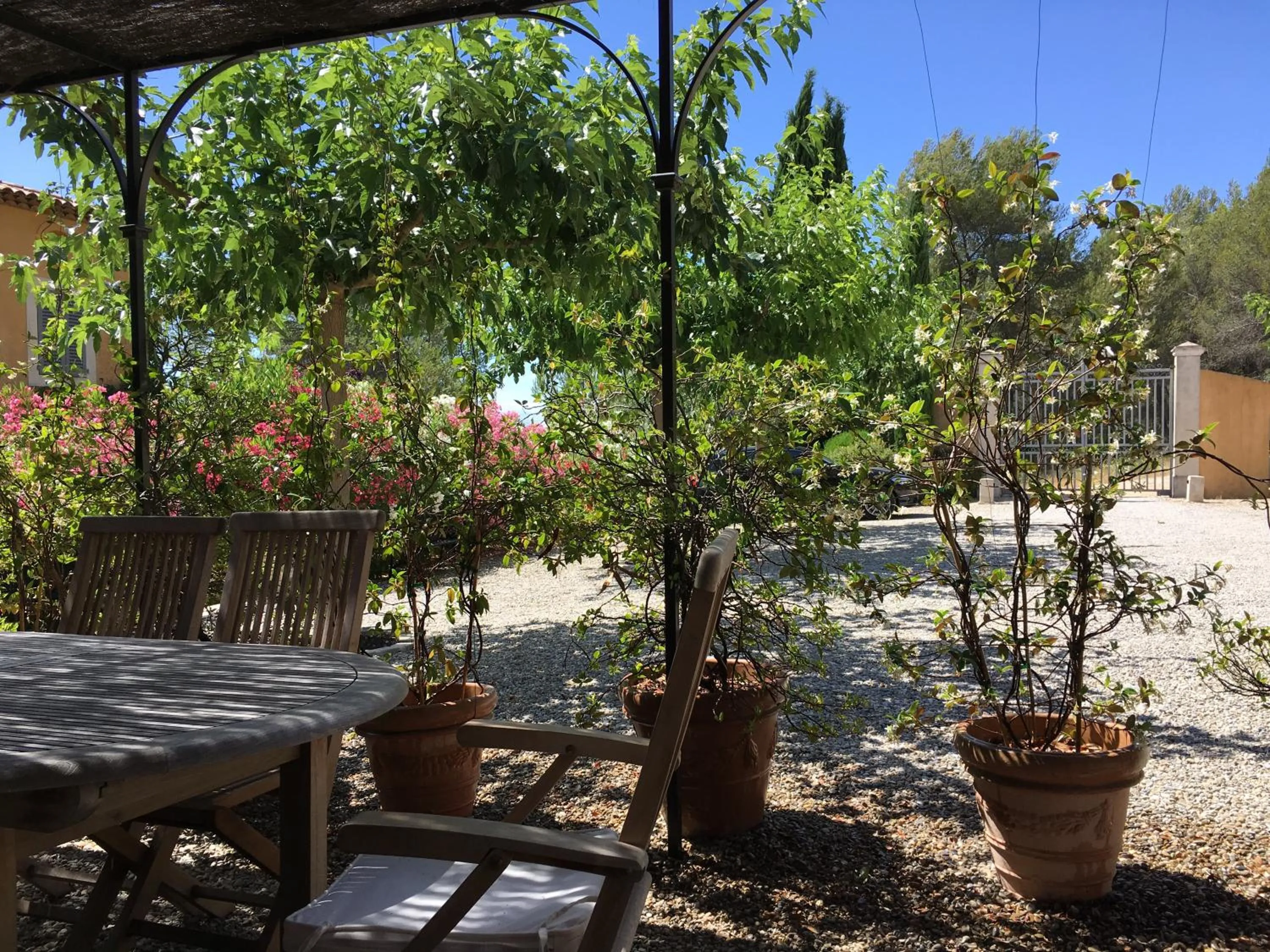 Patio in La Bastide Tara