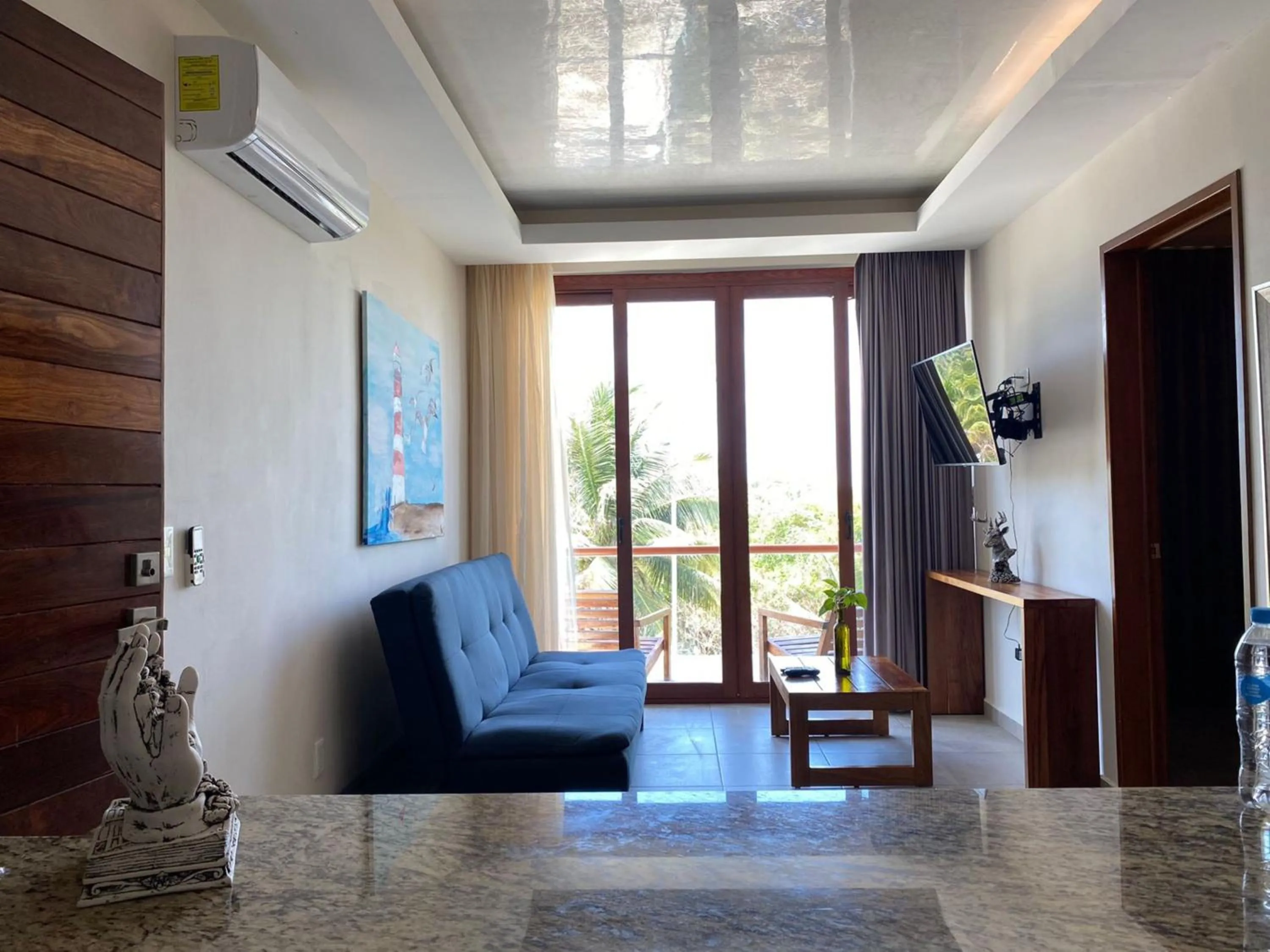 Living room in Aquastar Unique Hotel & Apartments Mahahual