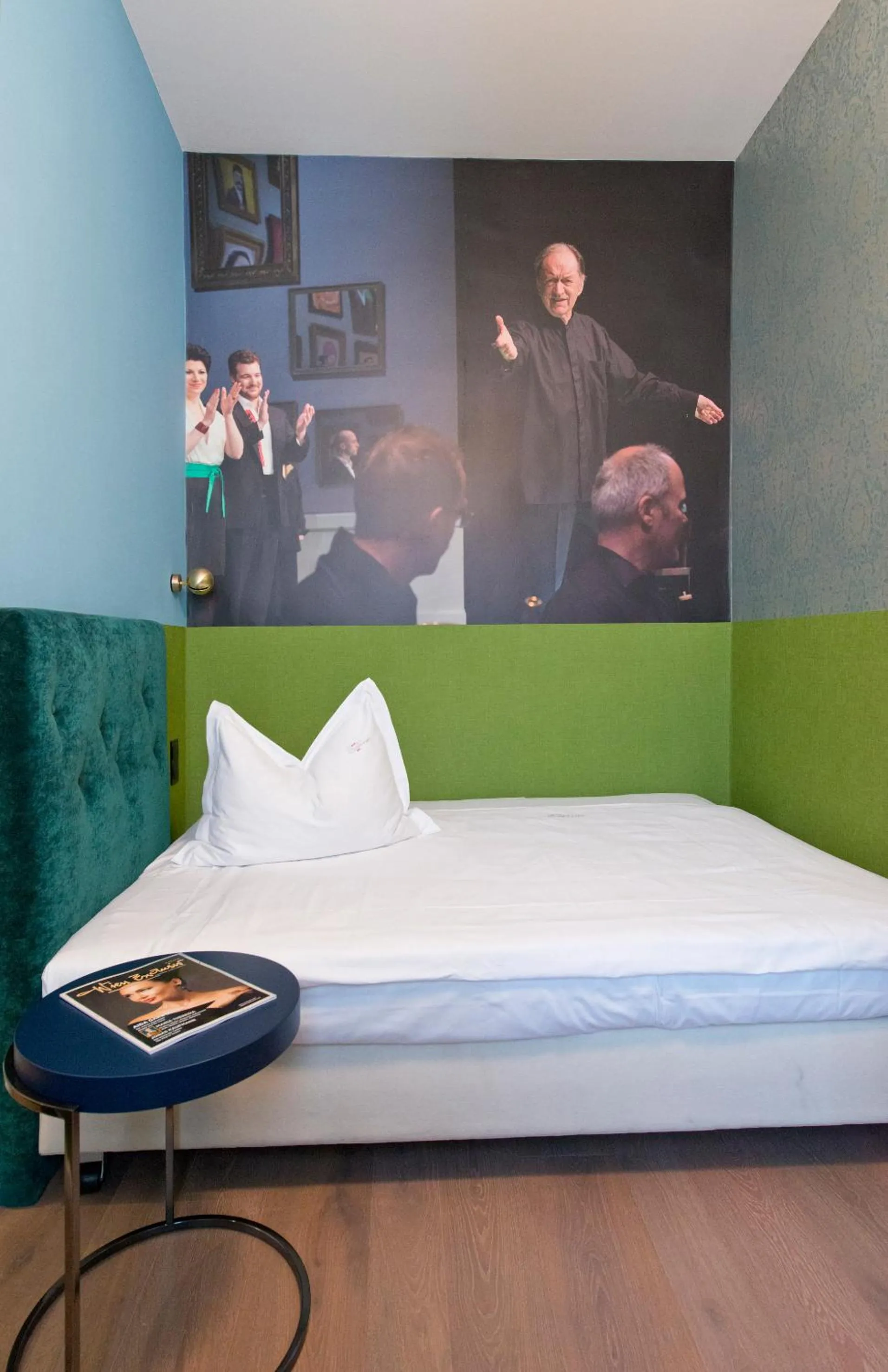 Bed in Hotel Beethoven Wien