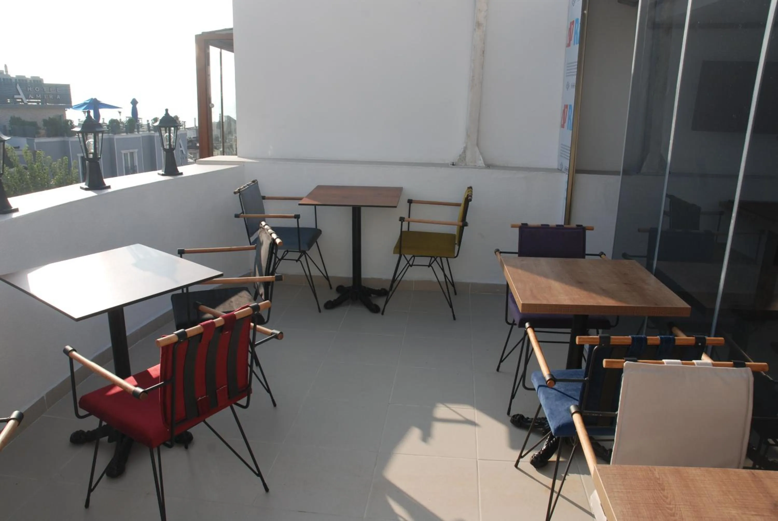 Patio in La Mer Boutique Hotel