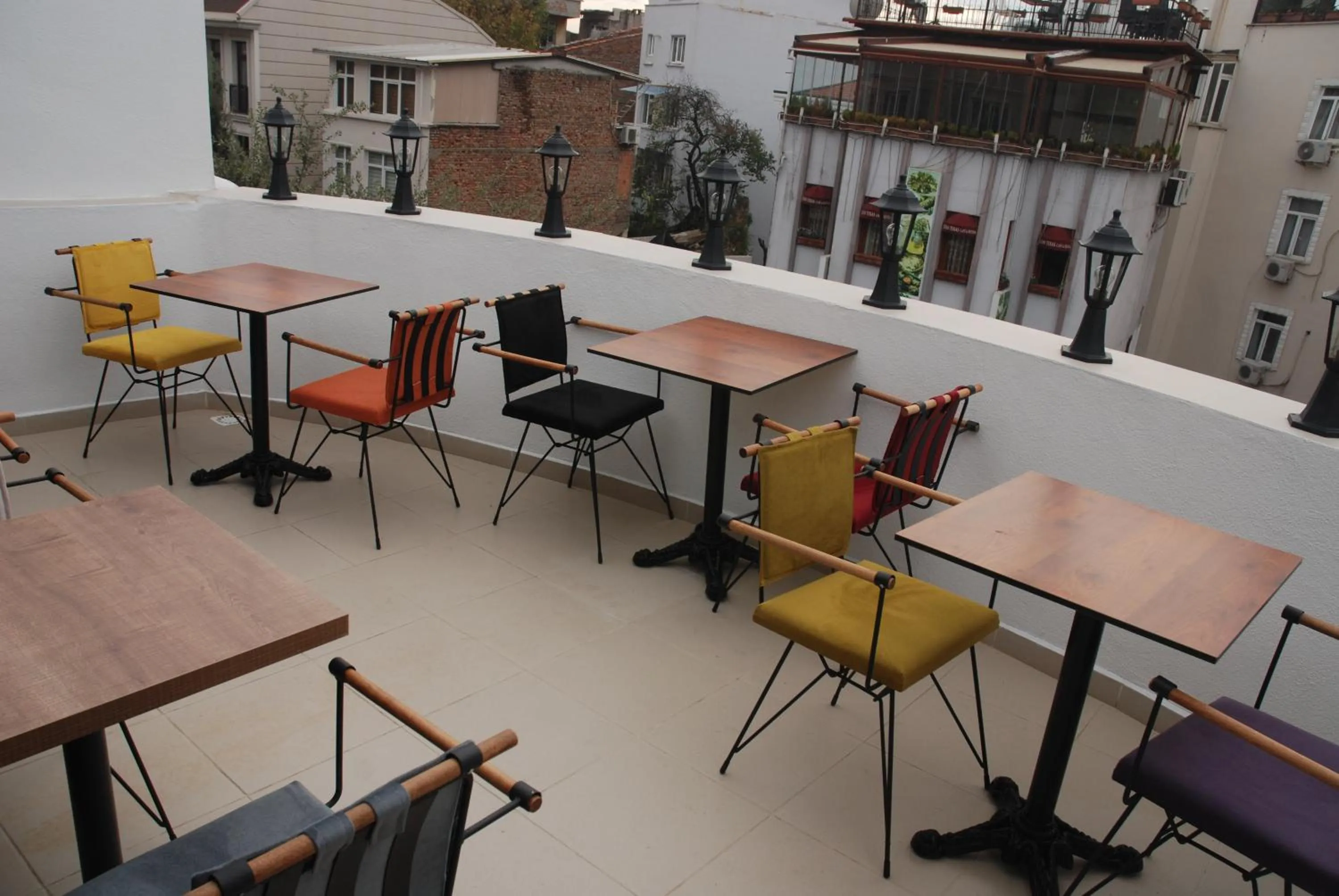 Patio in La Mer Boutique Hotel