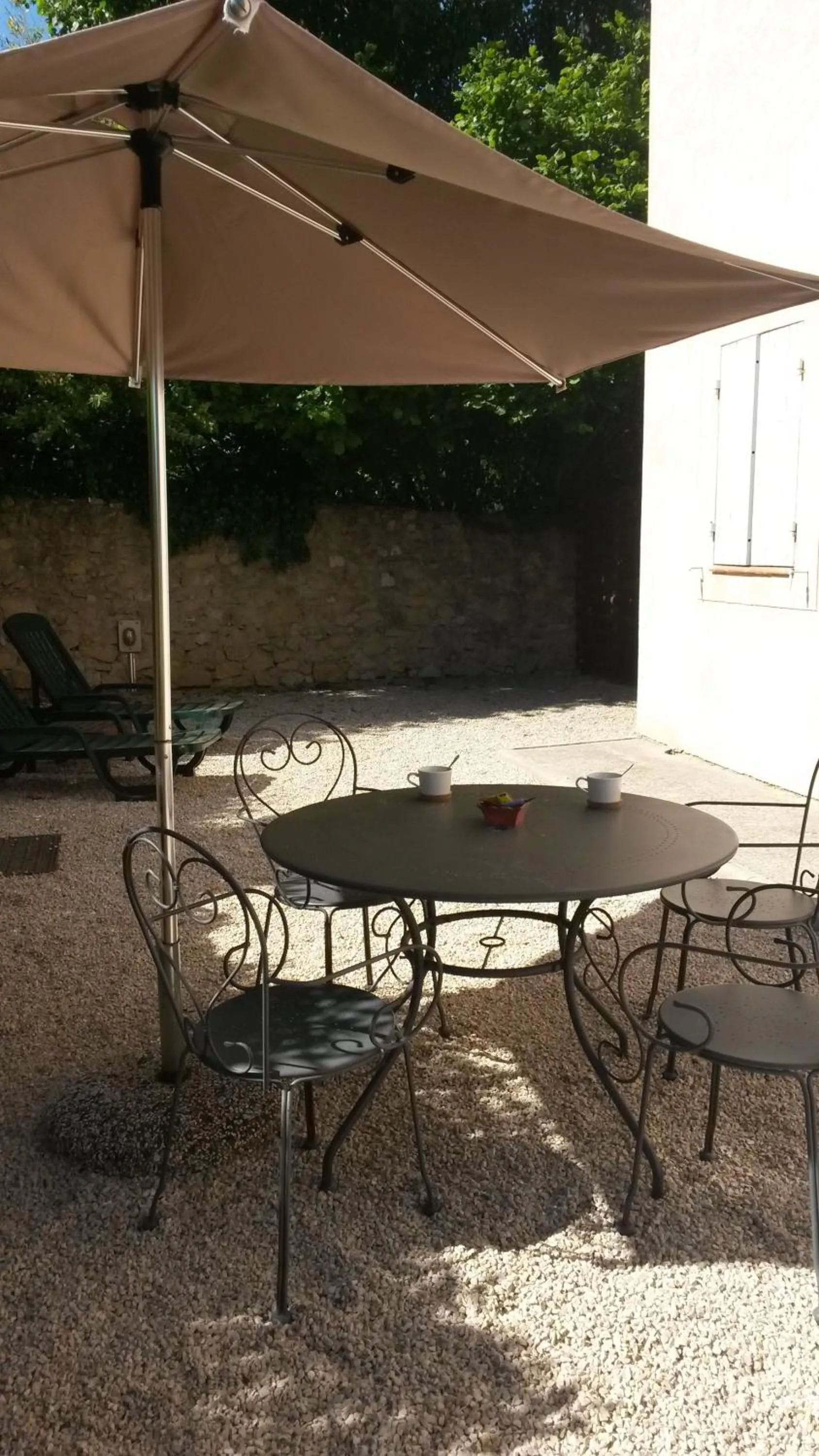 Patio in La Milane