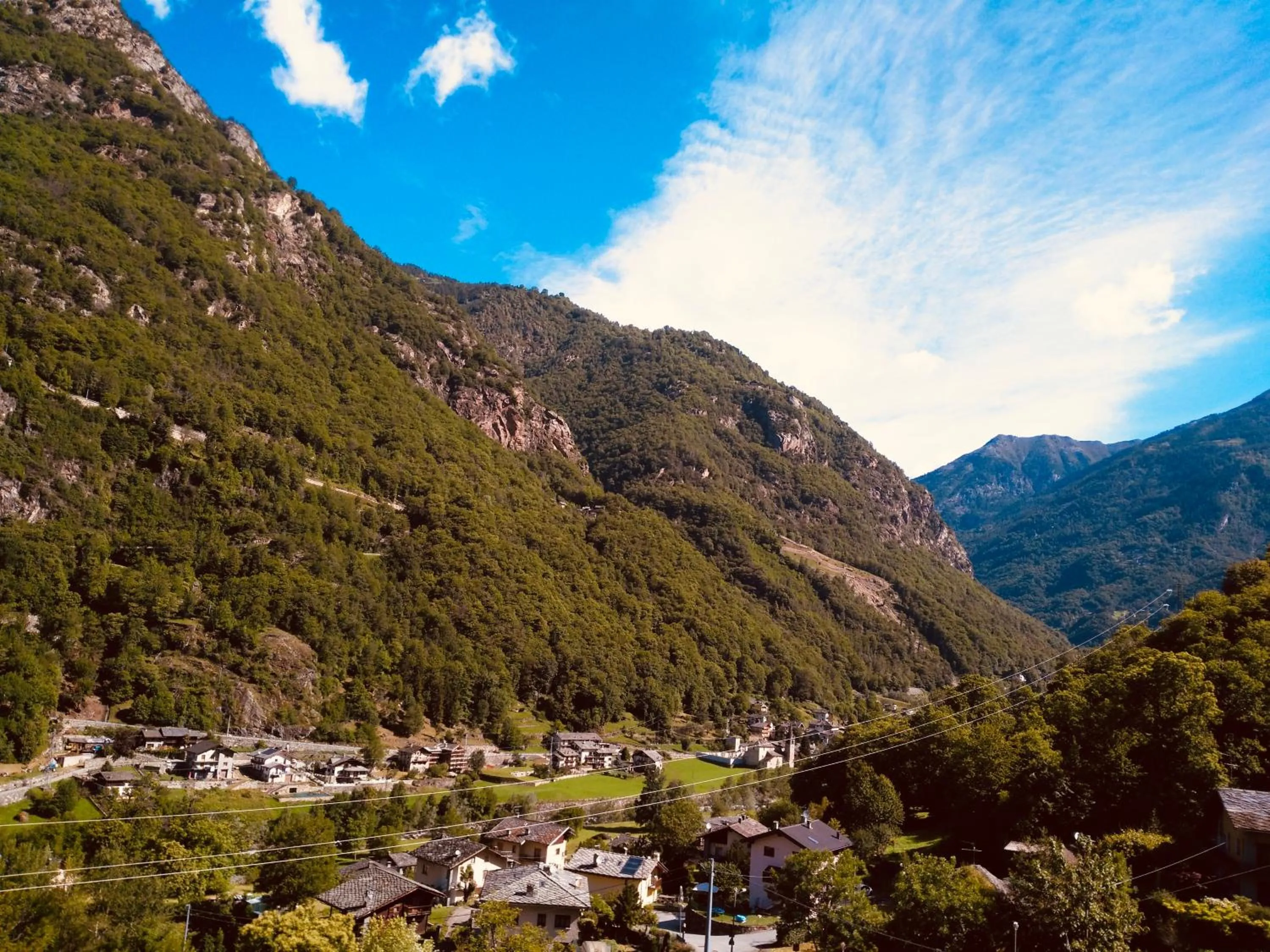 Bird's eye view in B&B Maison Vallomy