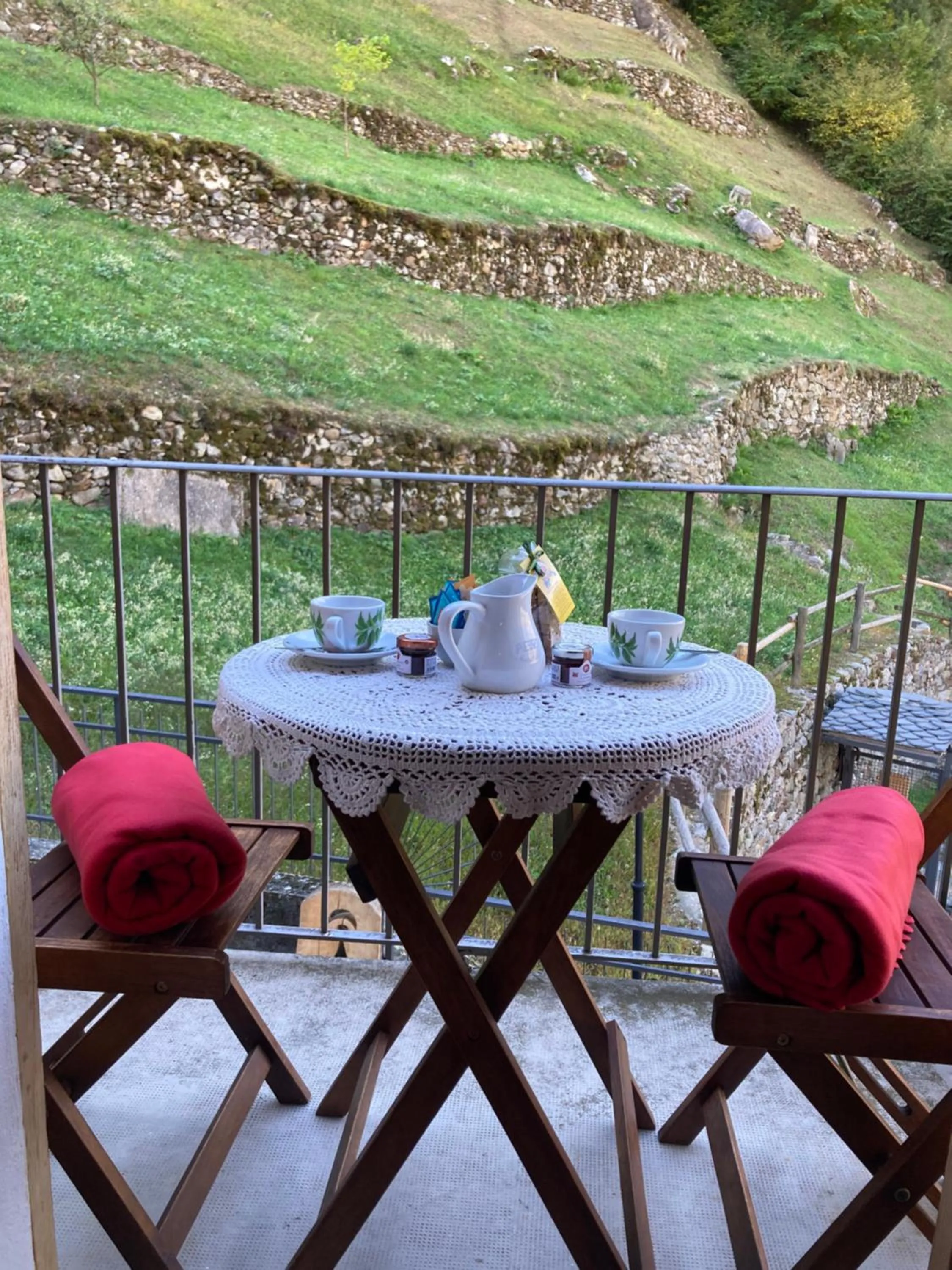 Balcony/Terrace in B&B Maison Vallomy