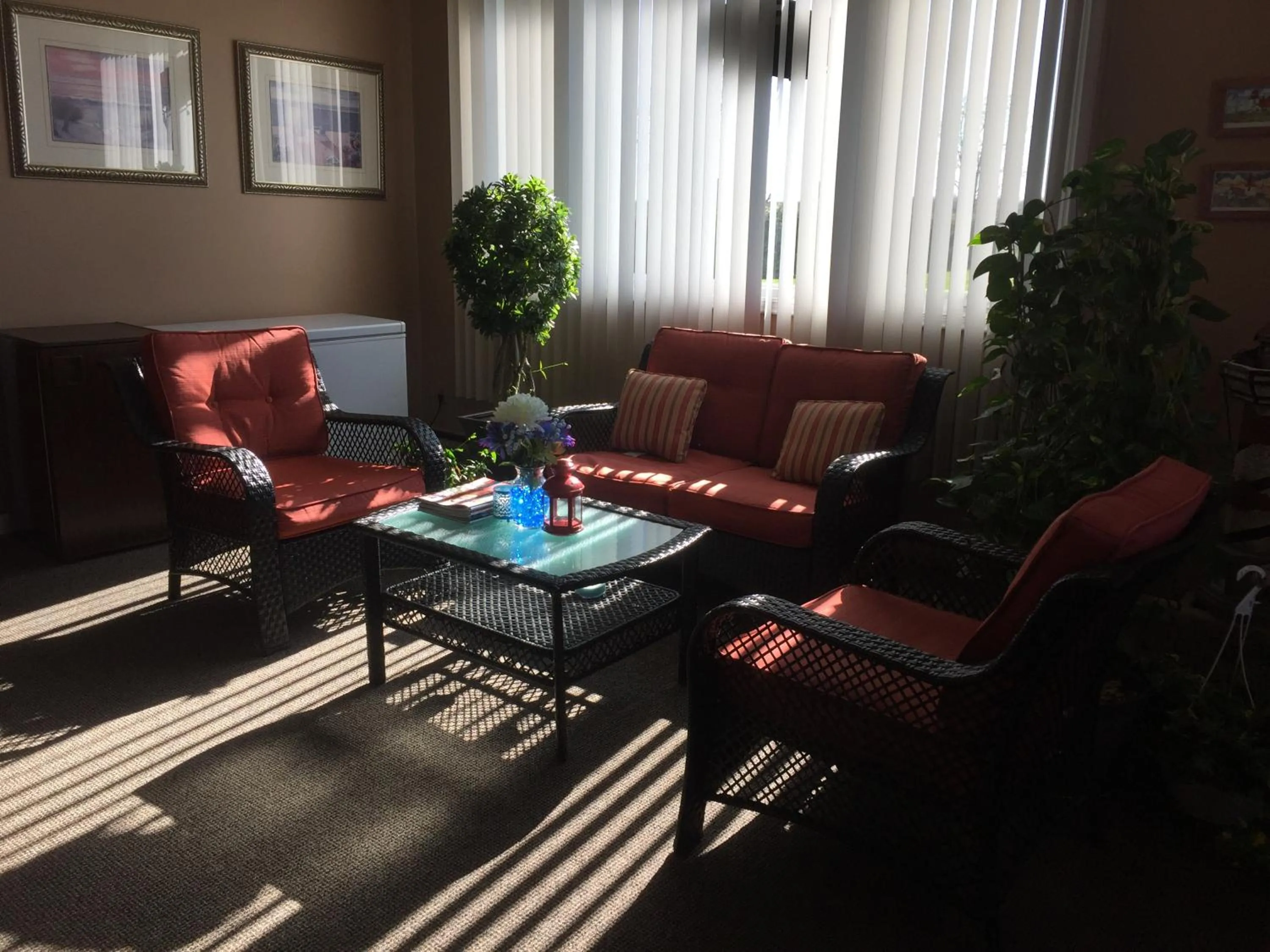 Lobby or reception in Dunlop Motel