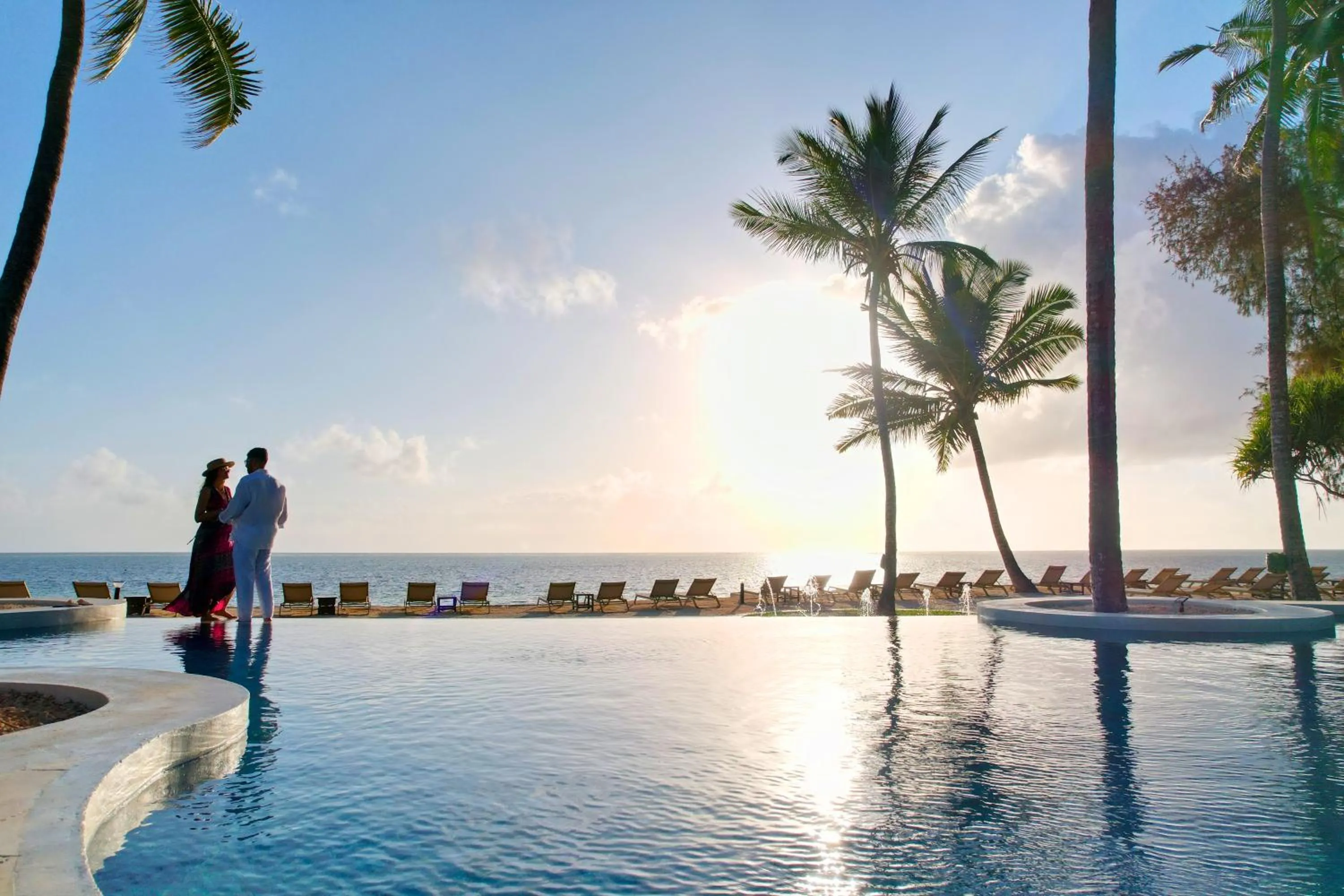 Swimming pool in Bluebay Beach Resort & Spa