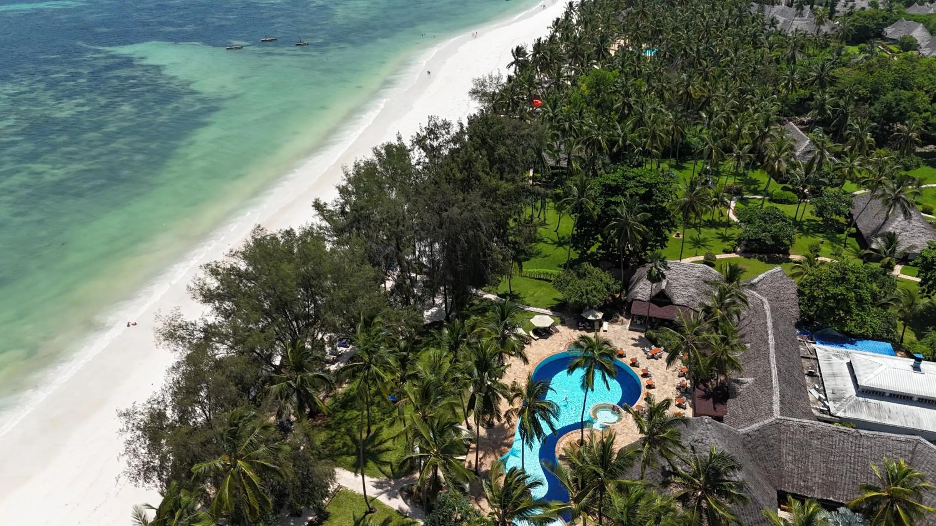 Beach in Bluebay Beach Resort & Spa