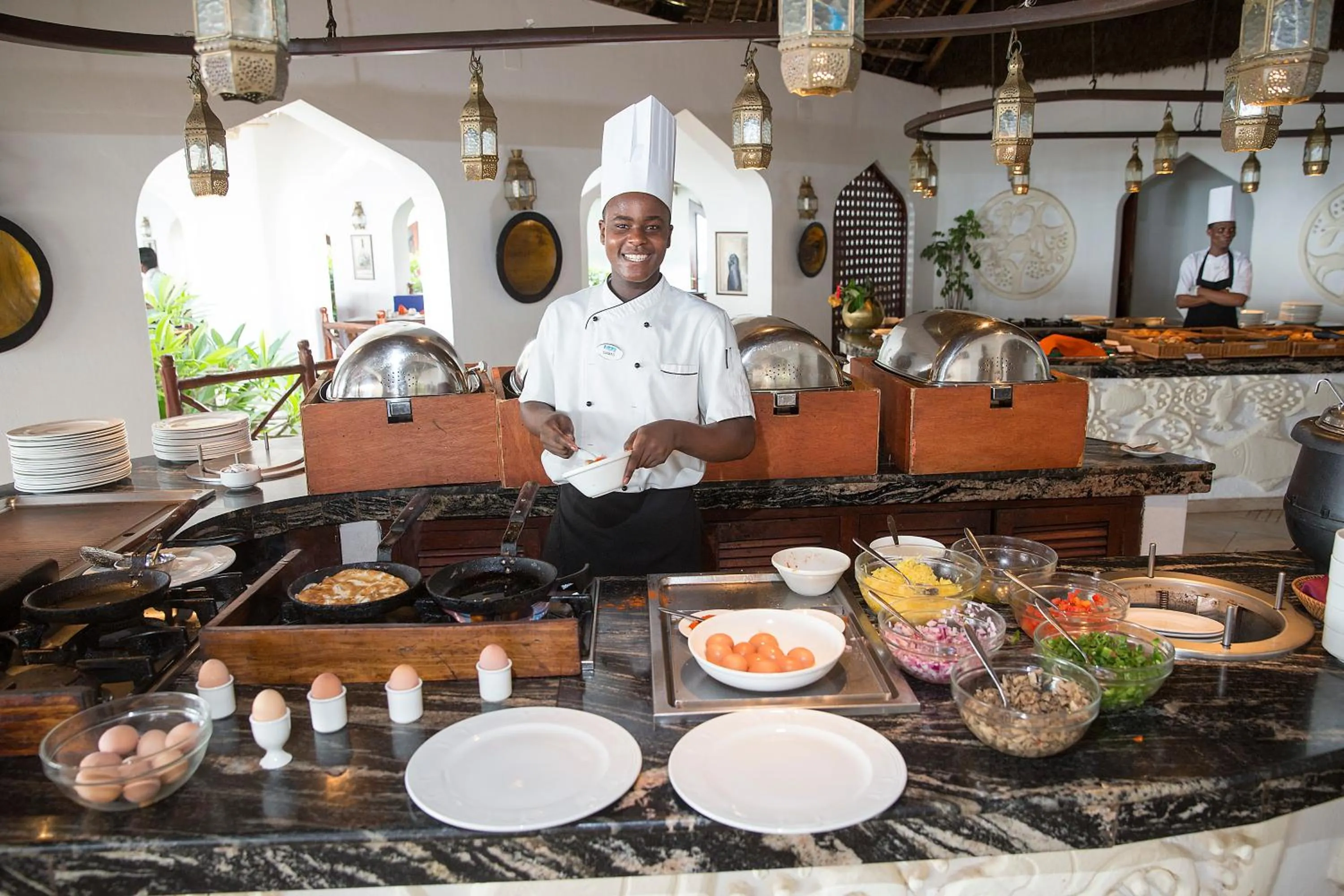 Breakfast in Bluebay Beach Resort & Spa
