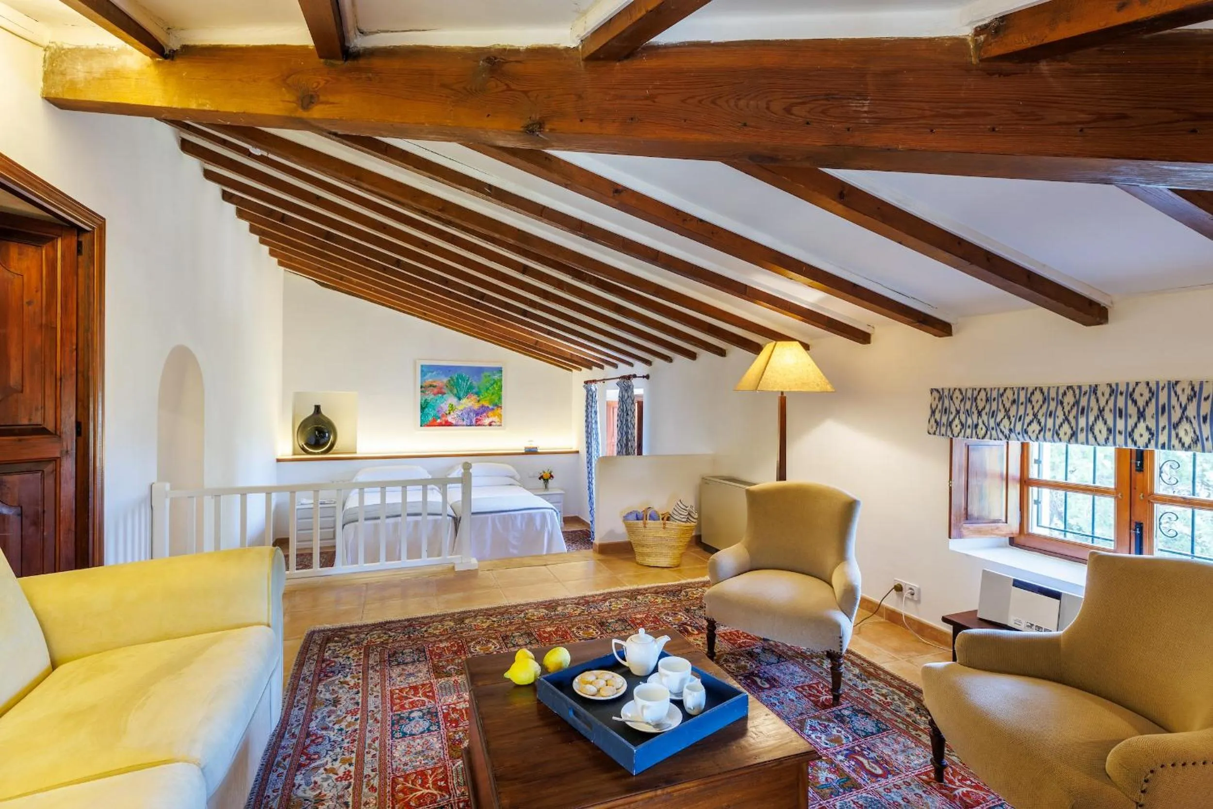 Living room in Hotel Llenaire