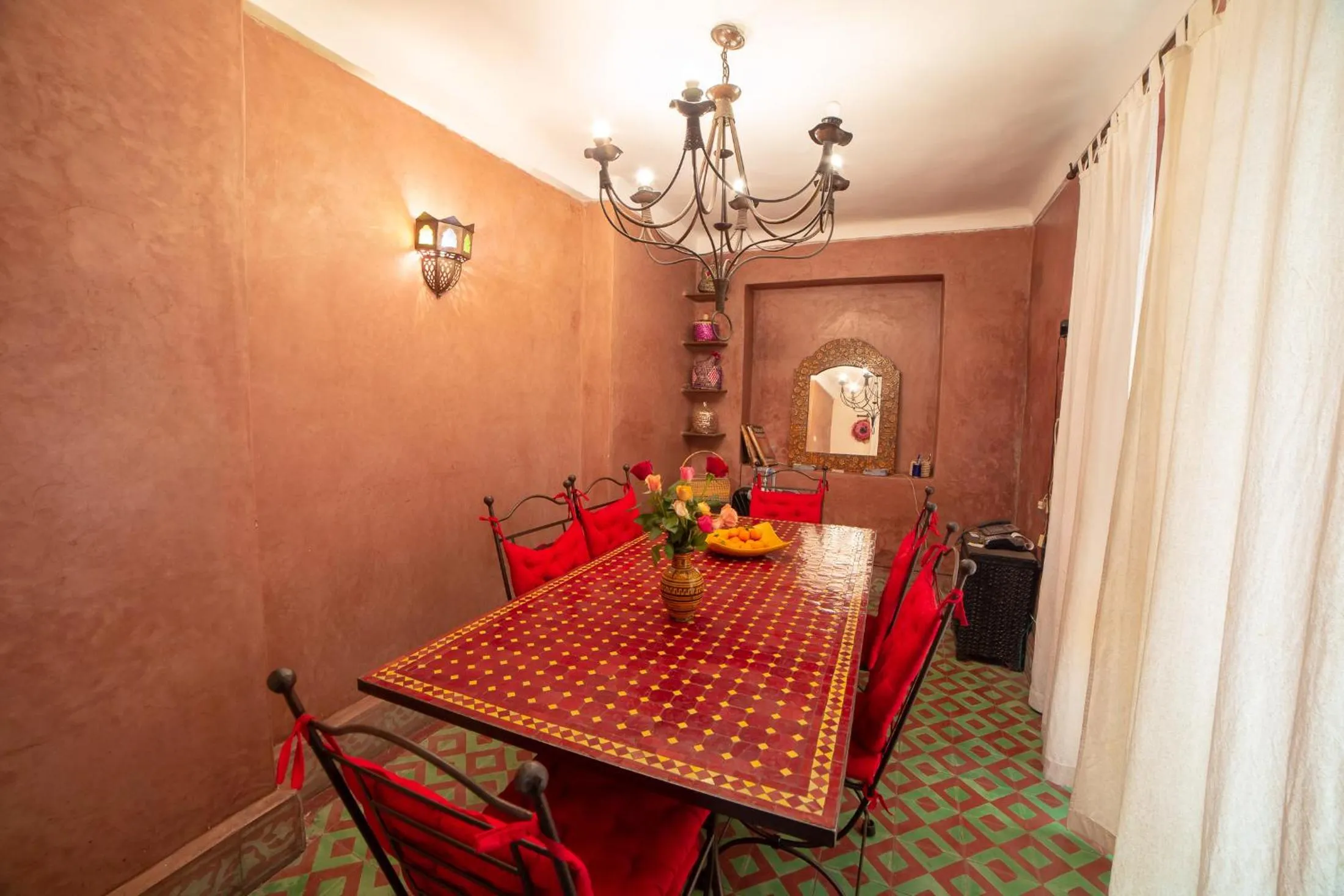 Dining area in Riad Dar Marhaba