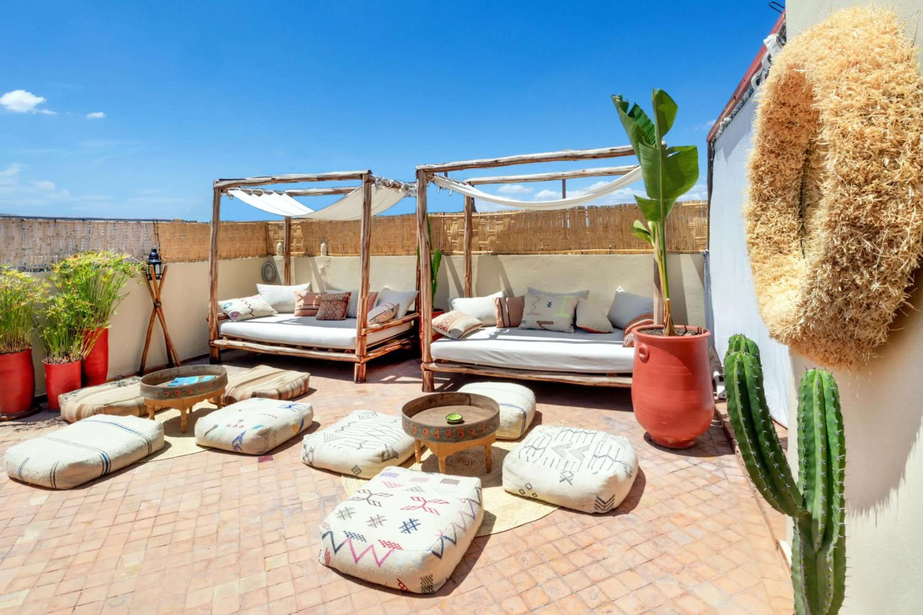 Patio in Riad Dar Alif & SPA