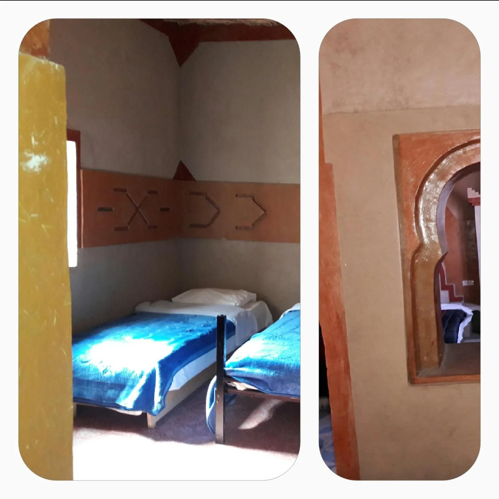 Bed in Kasbah Tamariste