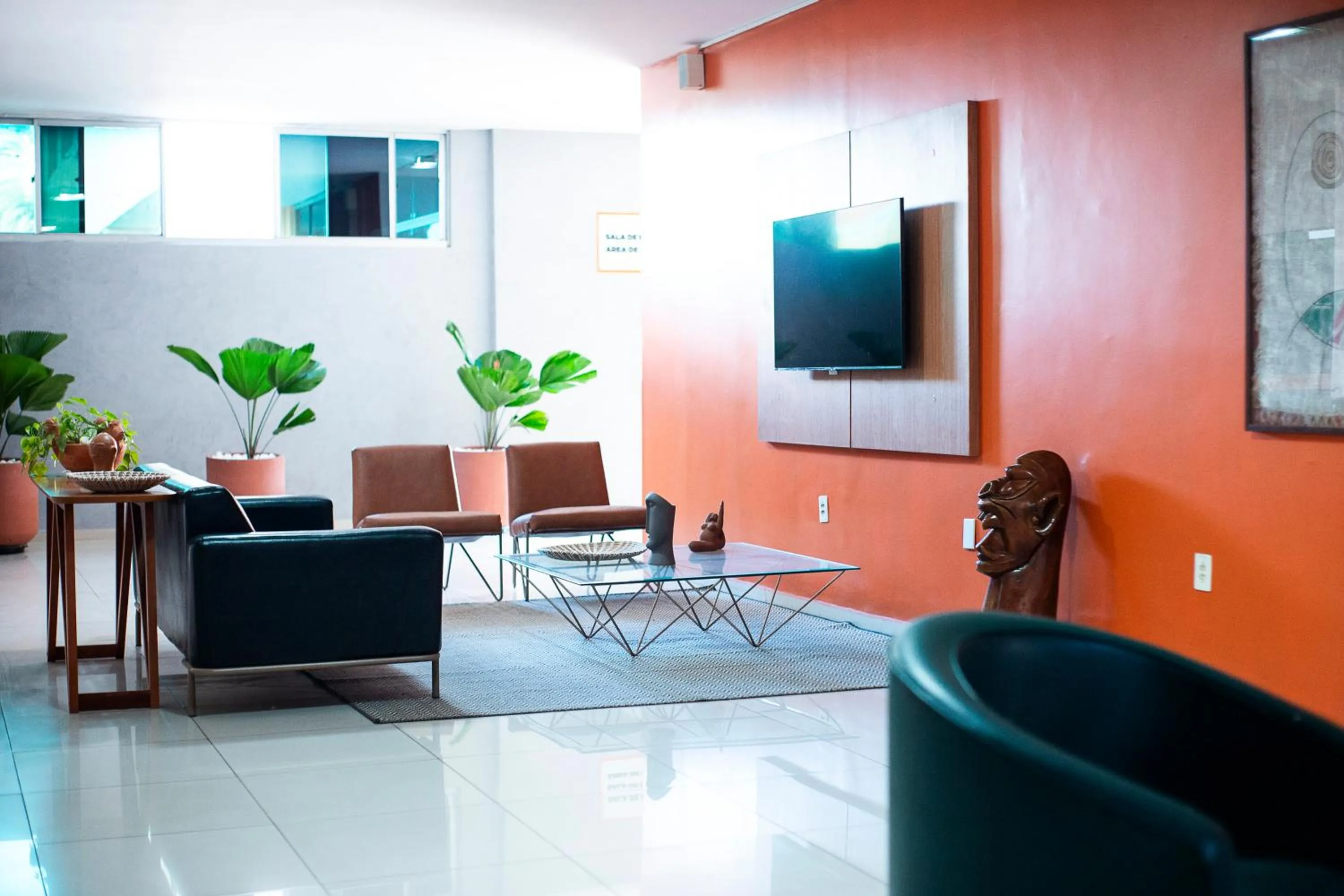 Communal lounge/ TV room in Hotel do Grande Rio