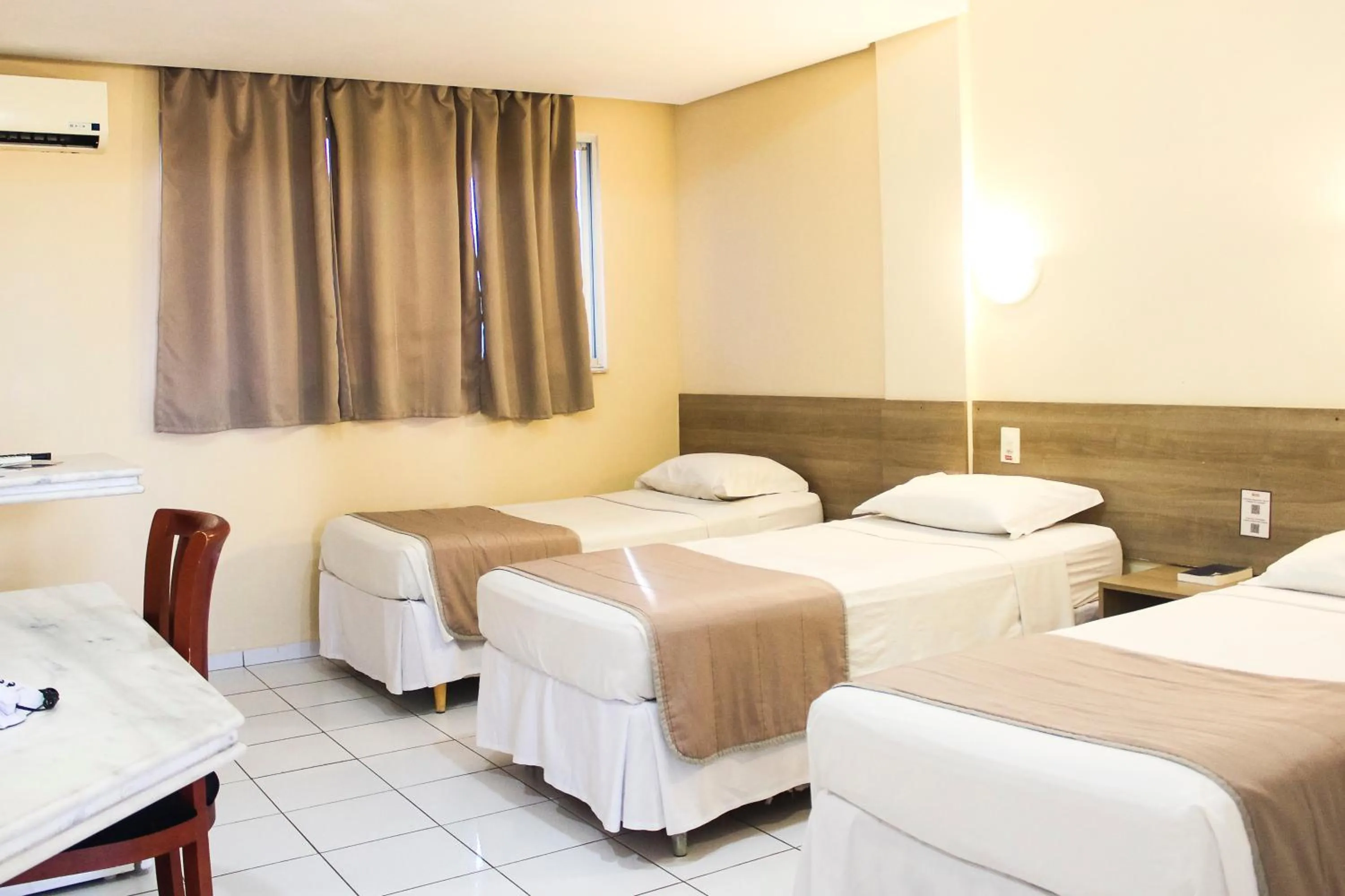 Bed in Hotel do Grande Rio