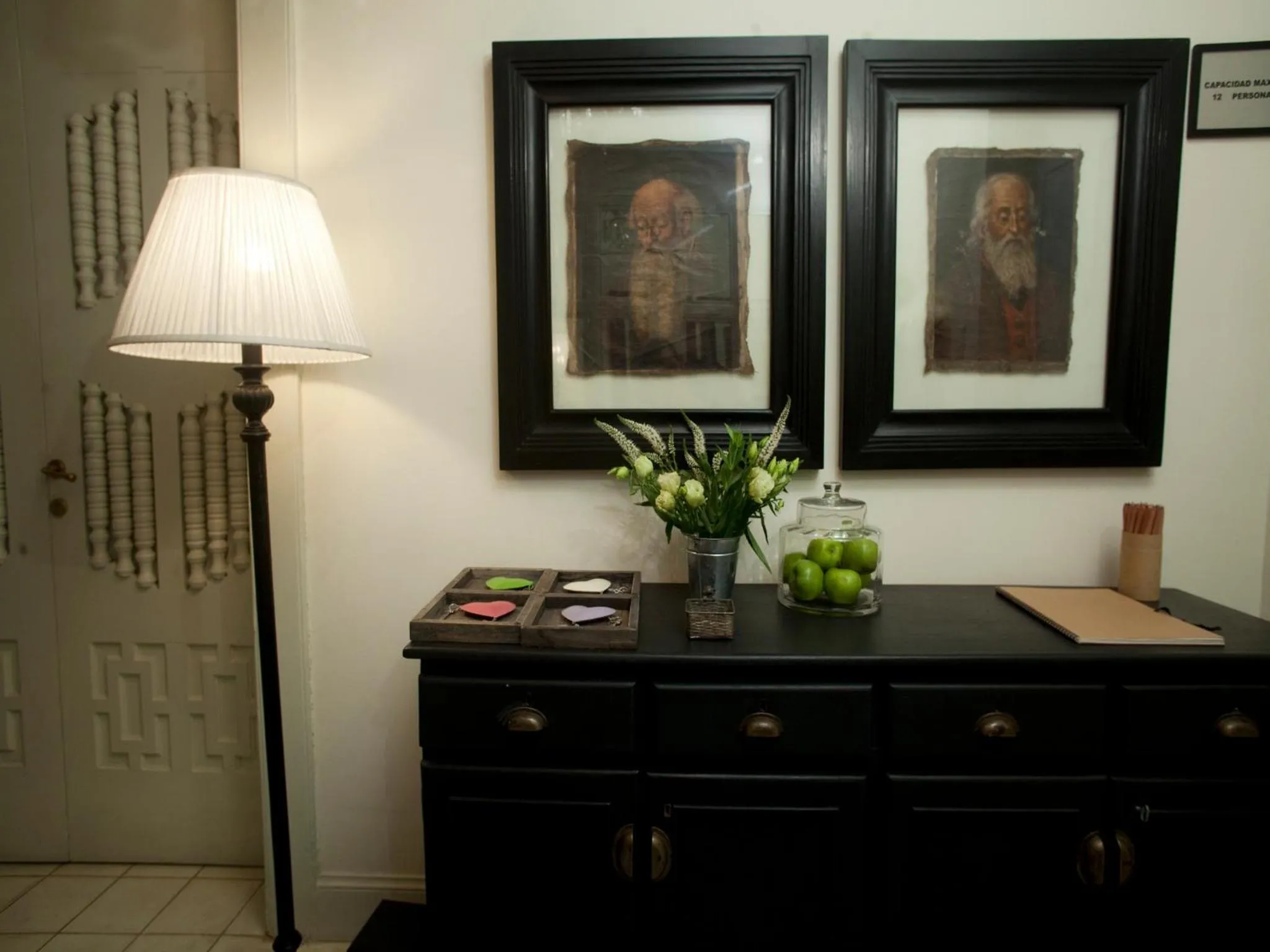 Decorative detail in Quinta Miraflores Boutique Hotel