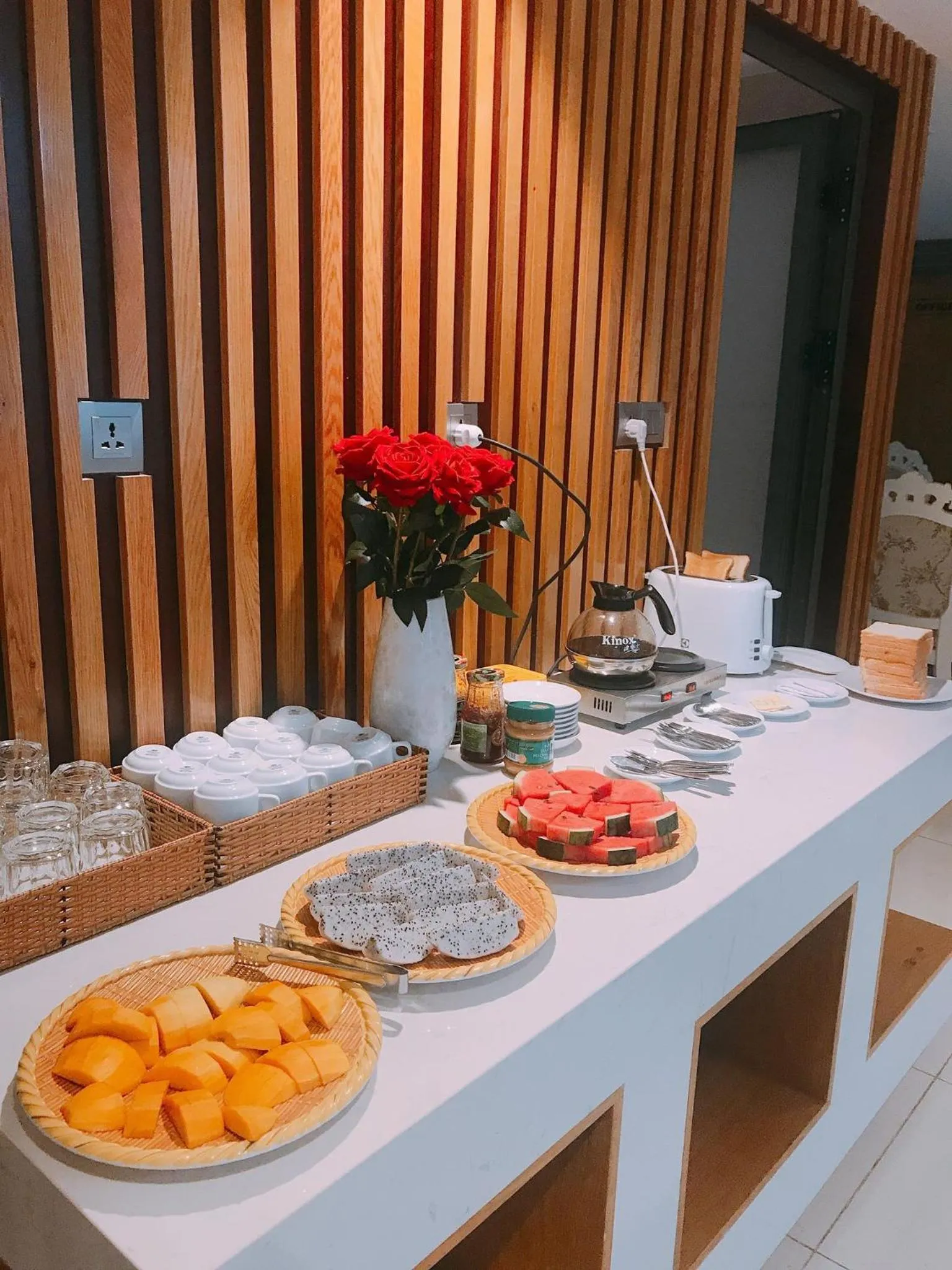 Breakfast in Imperial Saigon hotel