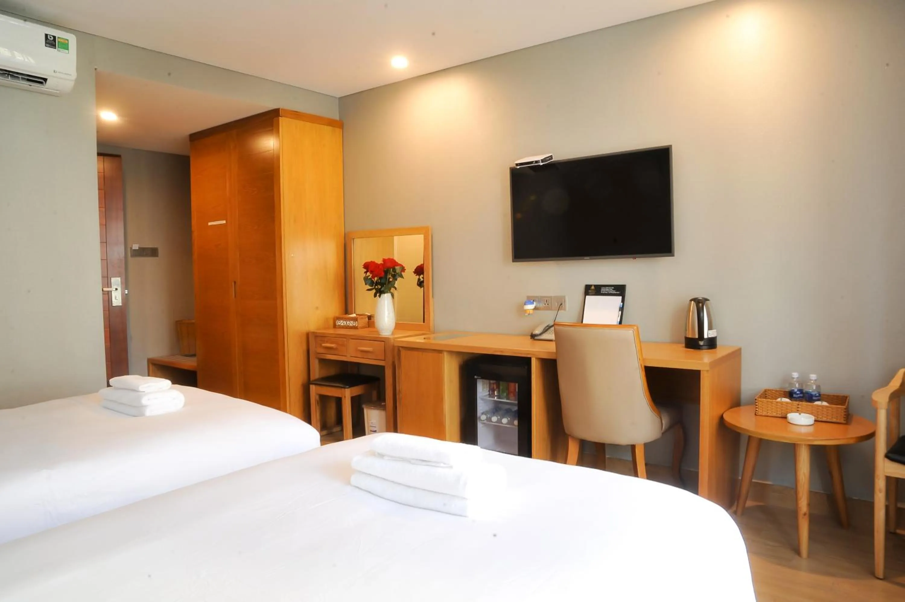 Bed in Imperial Saigon hotel