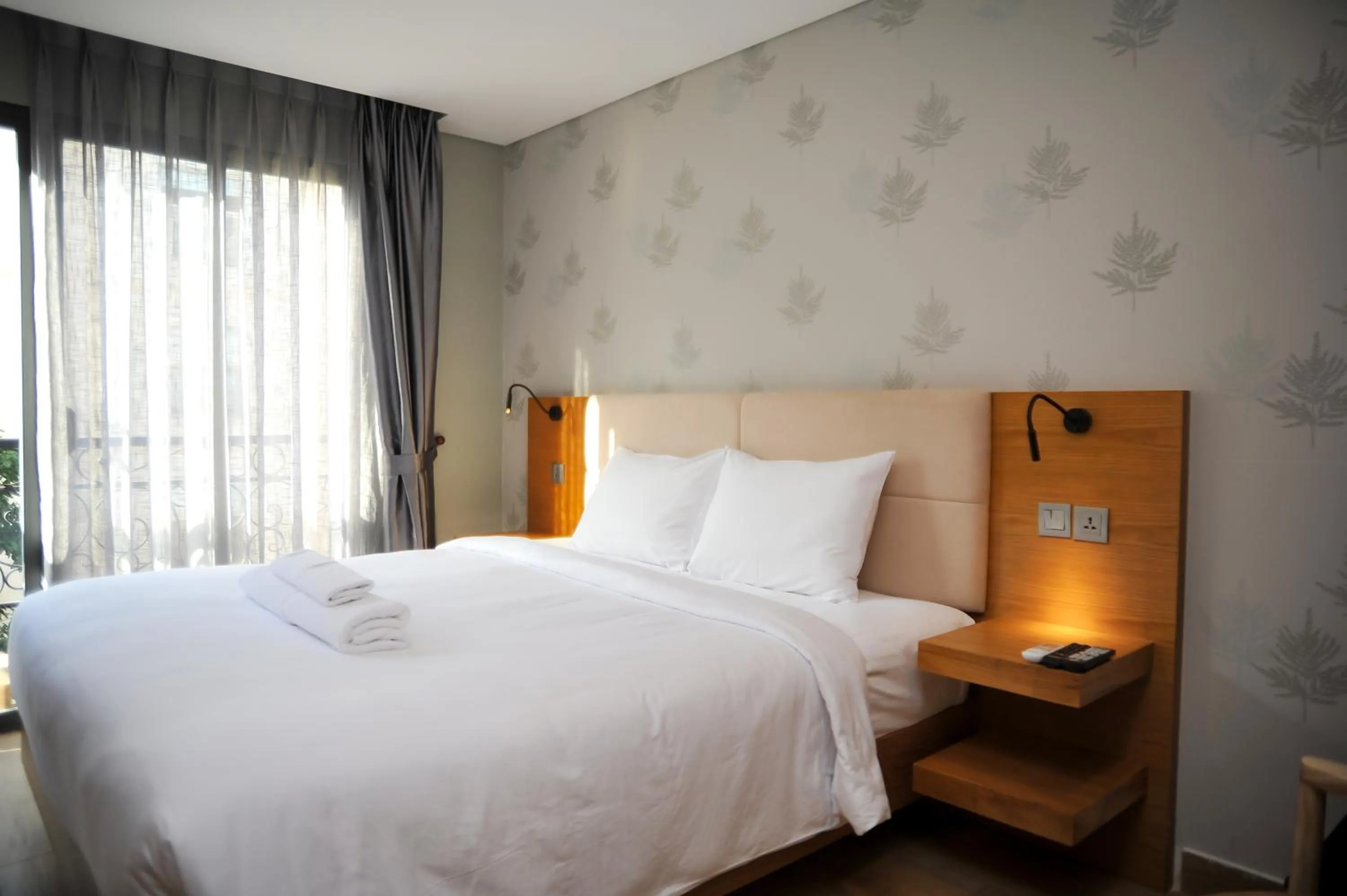 Bed in Imperial Saigon hotel