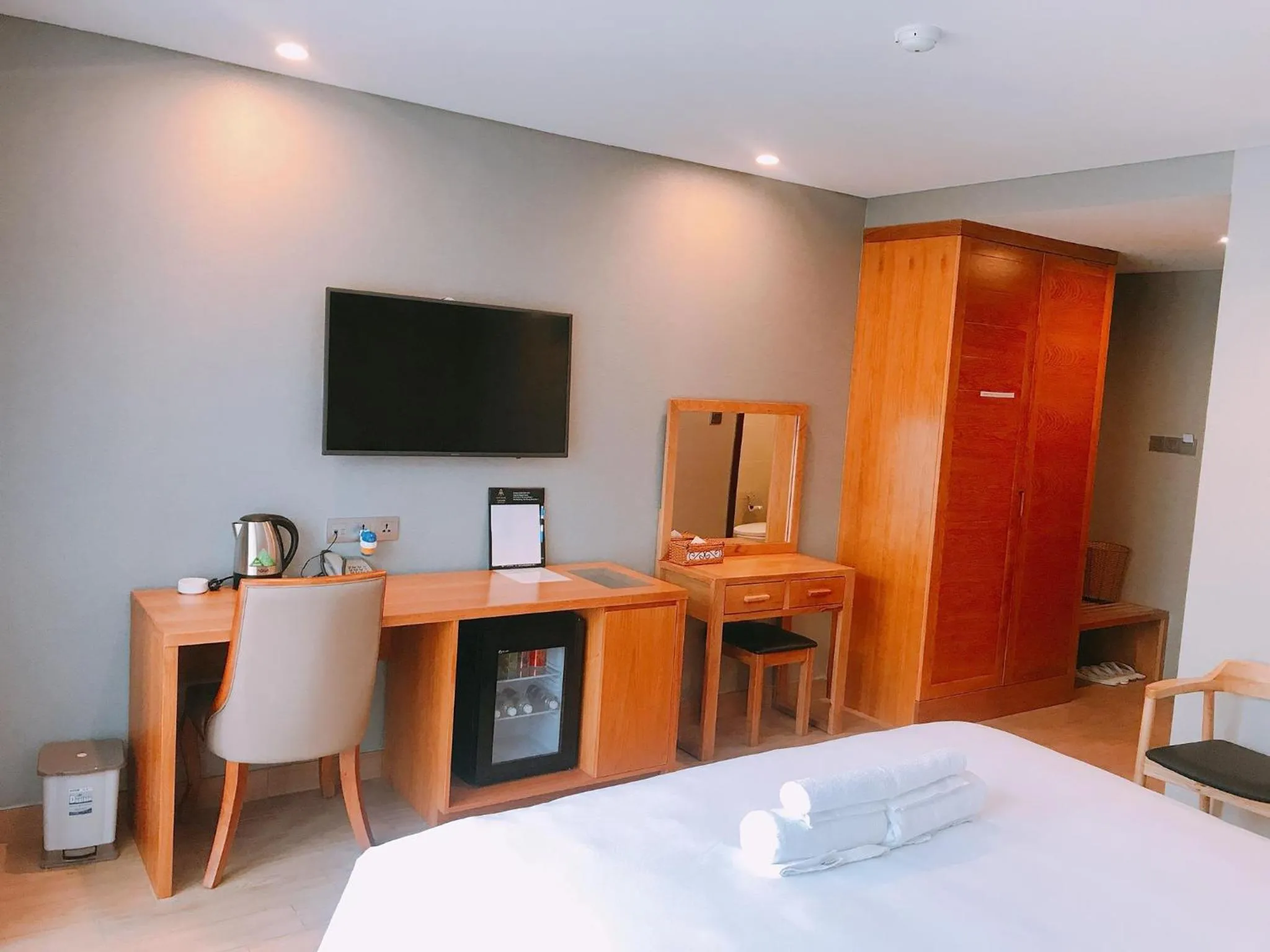 Bed in Imperial Saigon hotel