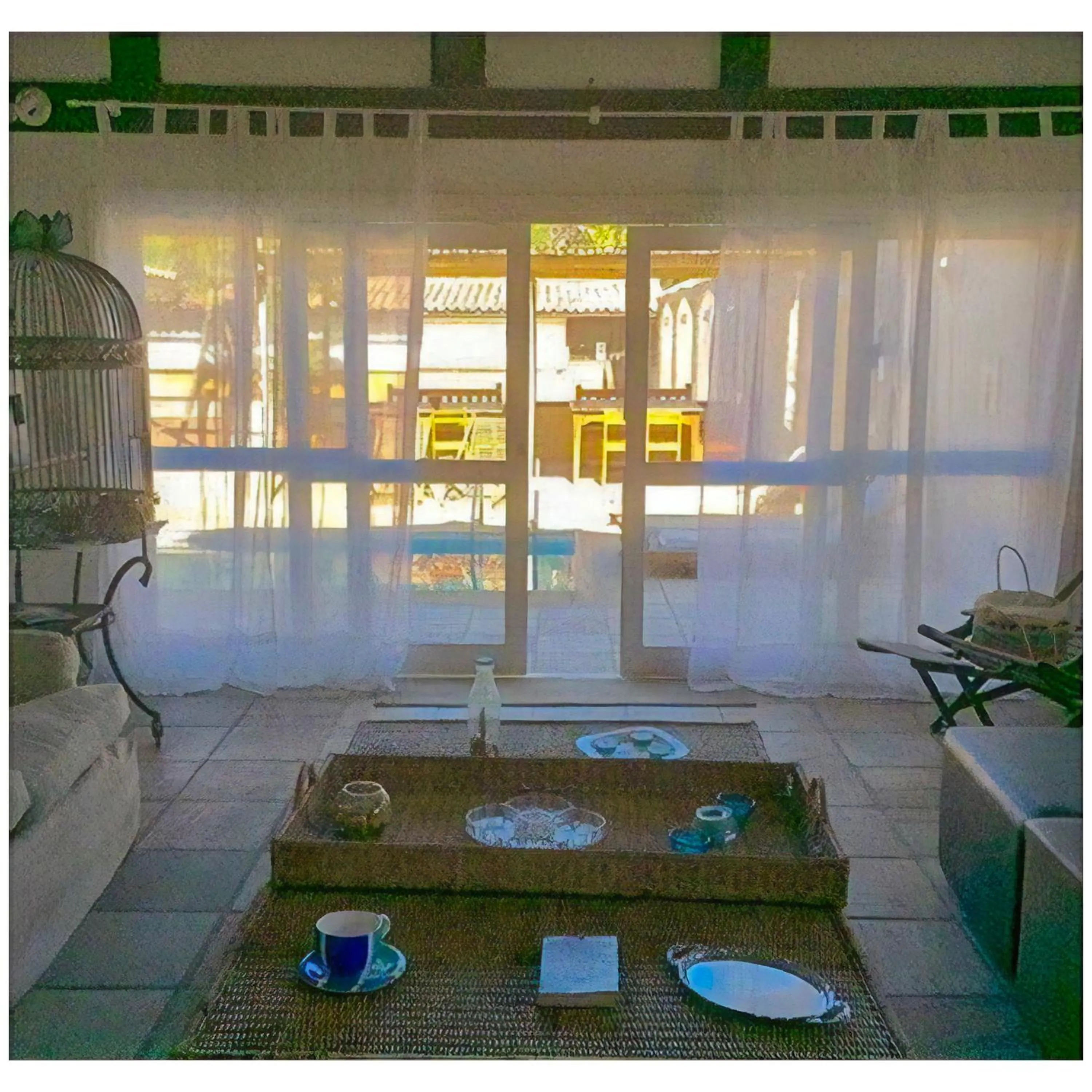Living room in Pousada Mainá