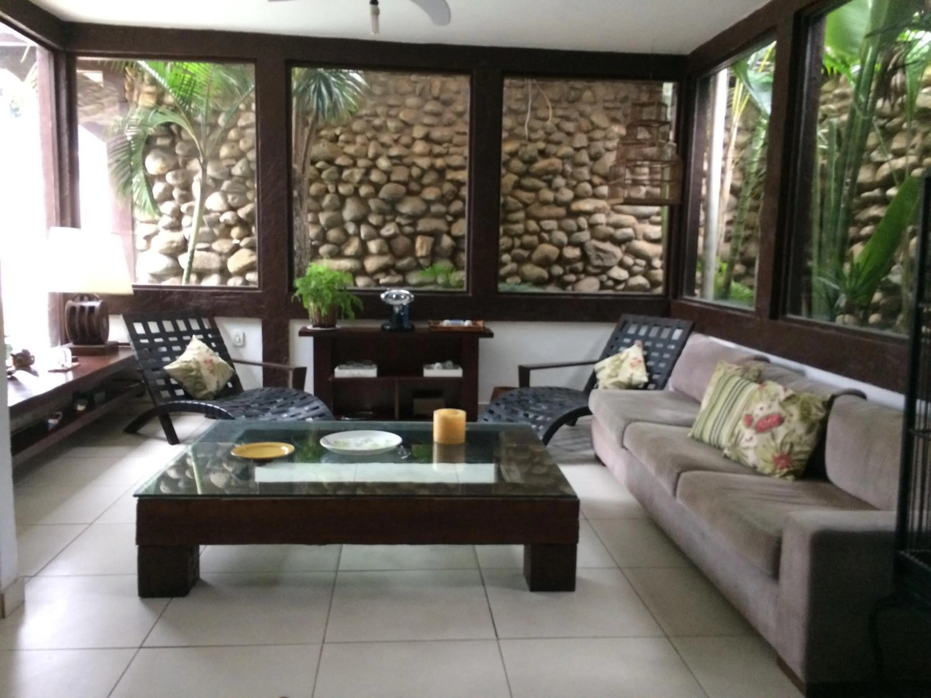 Living room in Pousada Mainá