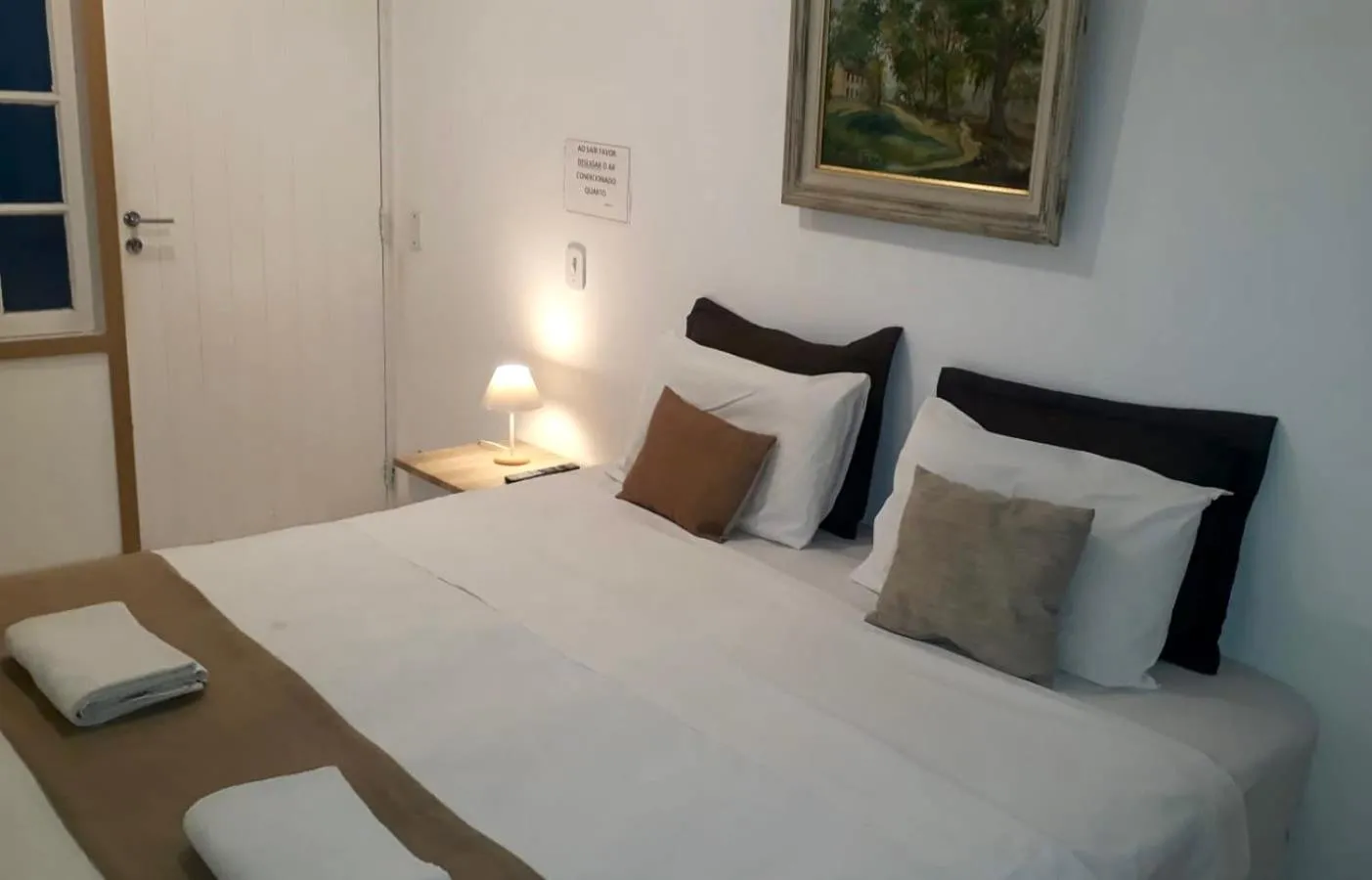 Bed in Pousada Mainá