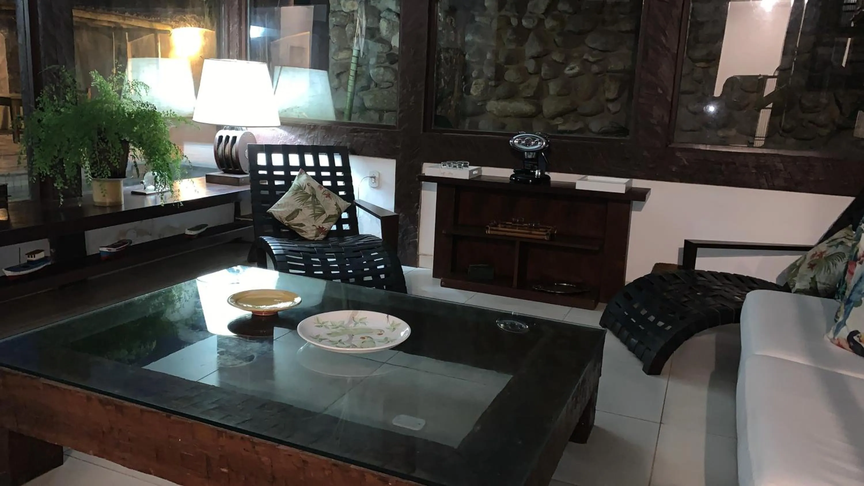 Living room in Pousada Mainá