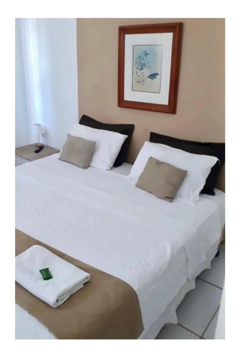 Bed in Pousada Mainá