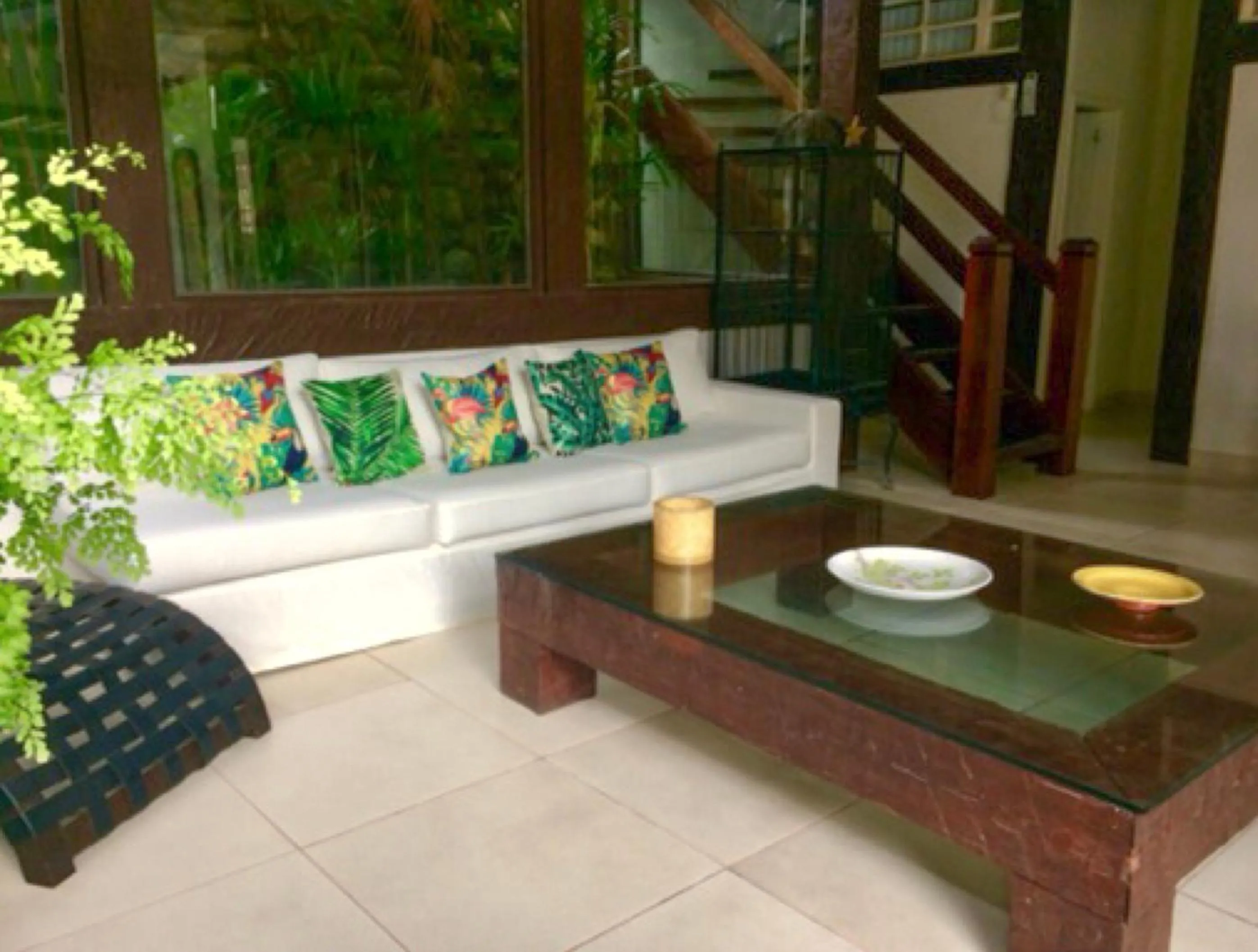 Living room in Pousada Mainá