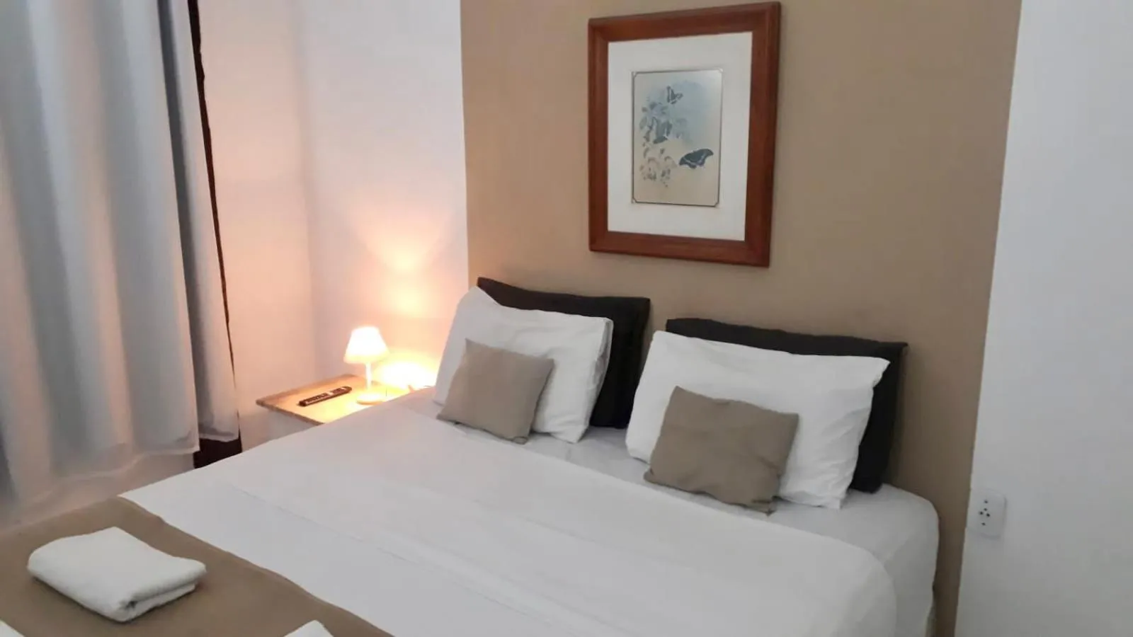 Bed in Pousada Mainá