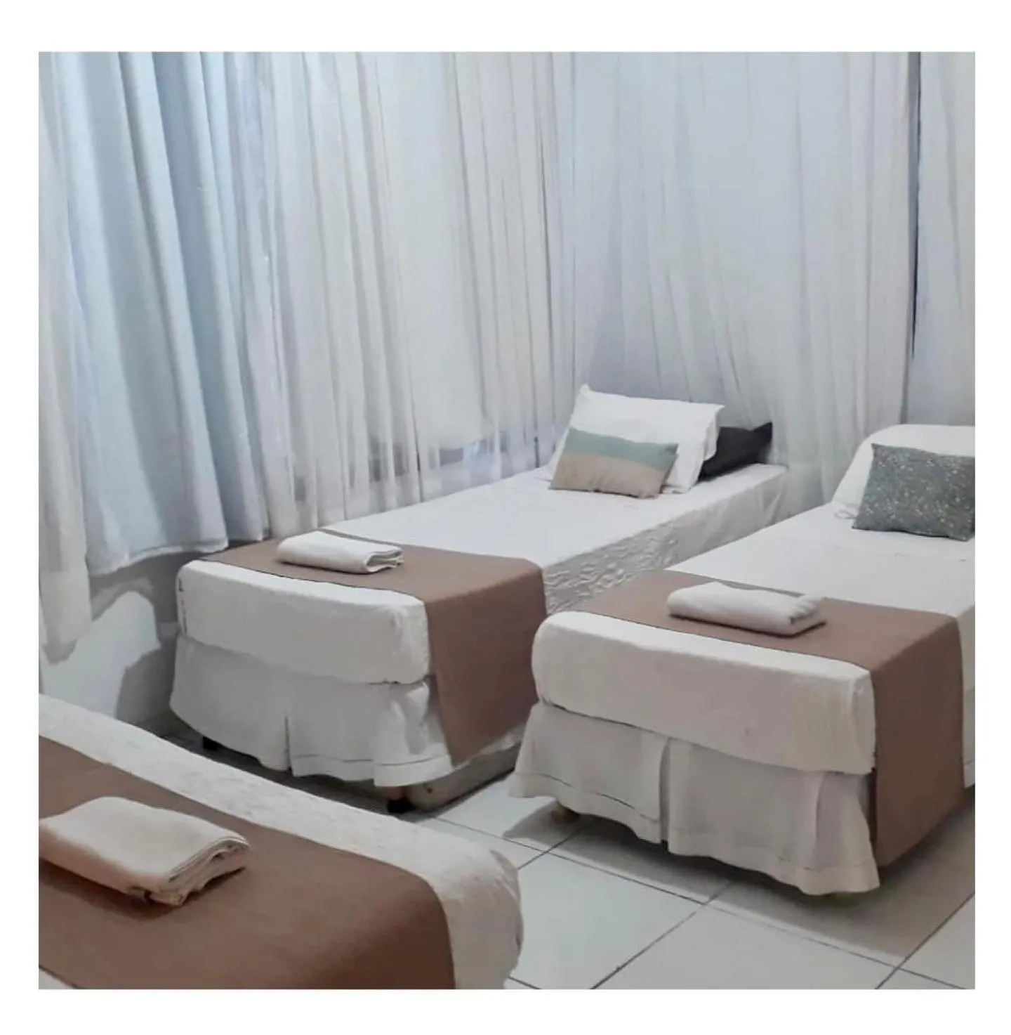 Bed in Pousada Mainá