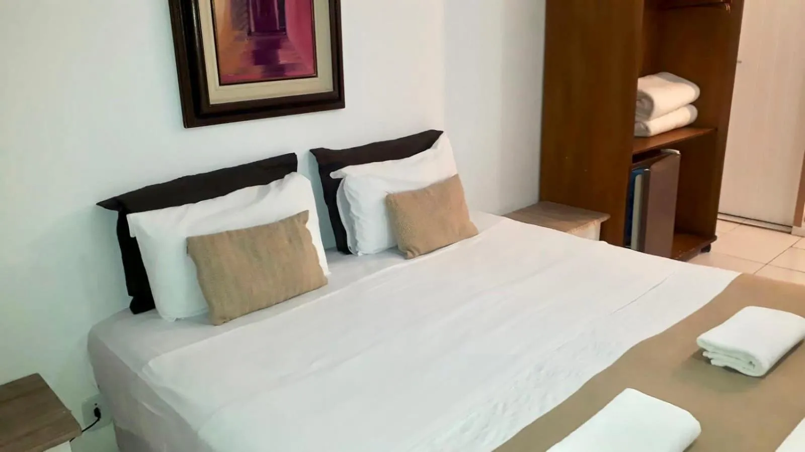 Bed in Pousada Mainá