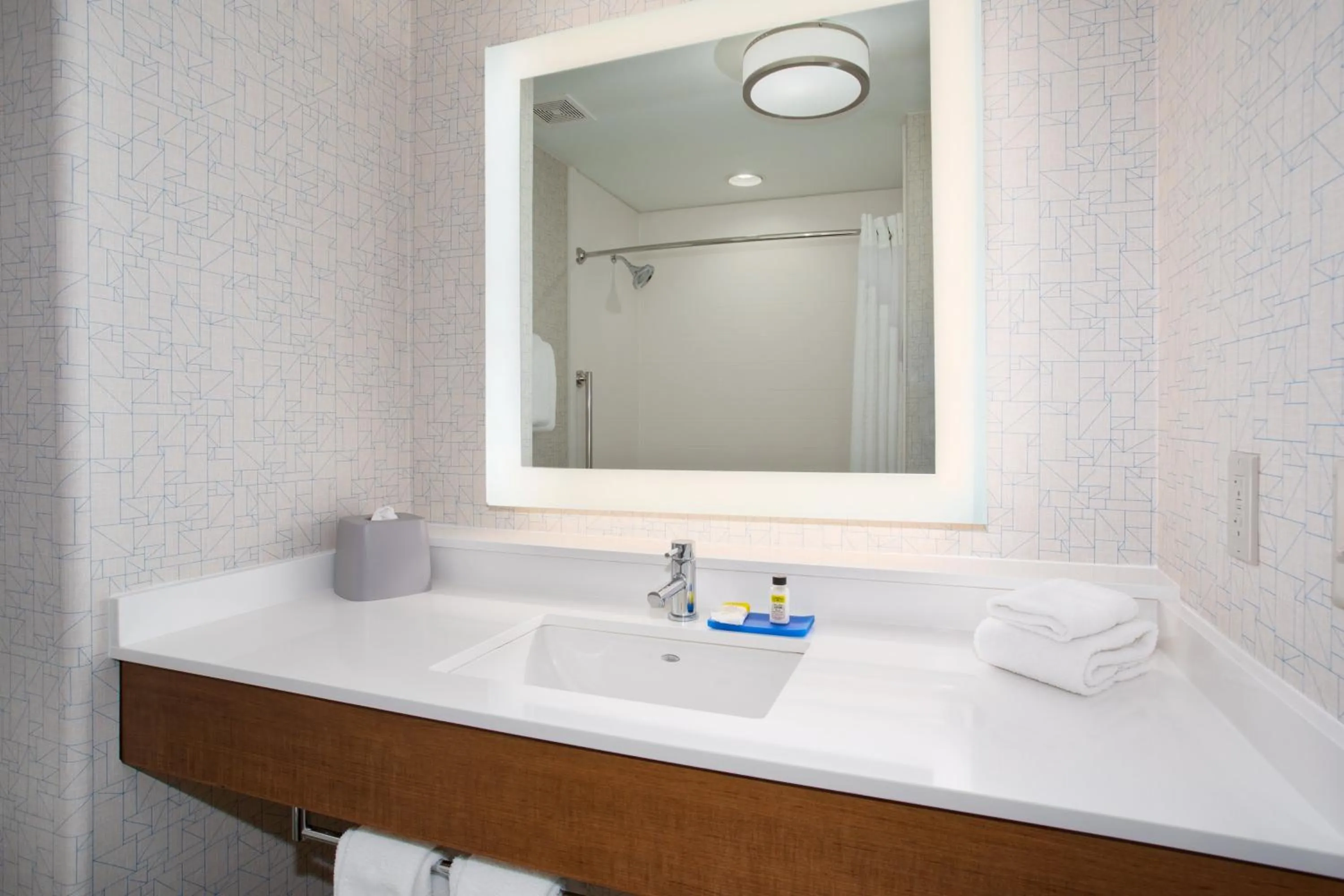 Bathroom in Holiday Inn Express & Suites Phoenix Glendale Dist by IHG
